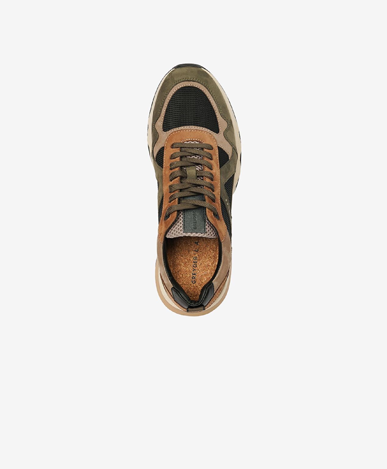 Greyder LAB Erkek Haki Kahverengi Sneaker Ayakkabı - 4
