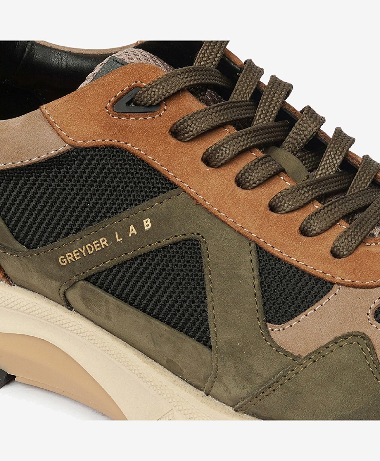 Greyder LAB Erkek Haki Kahverengi Sneaker Ayakkabı - 5