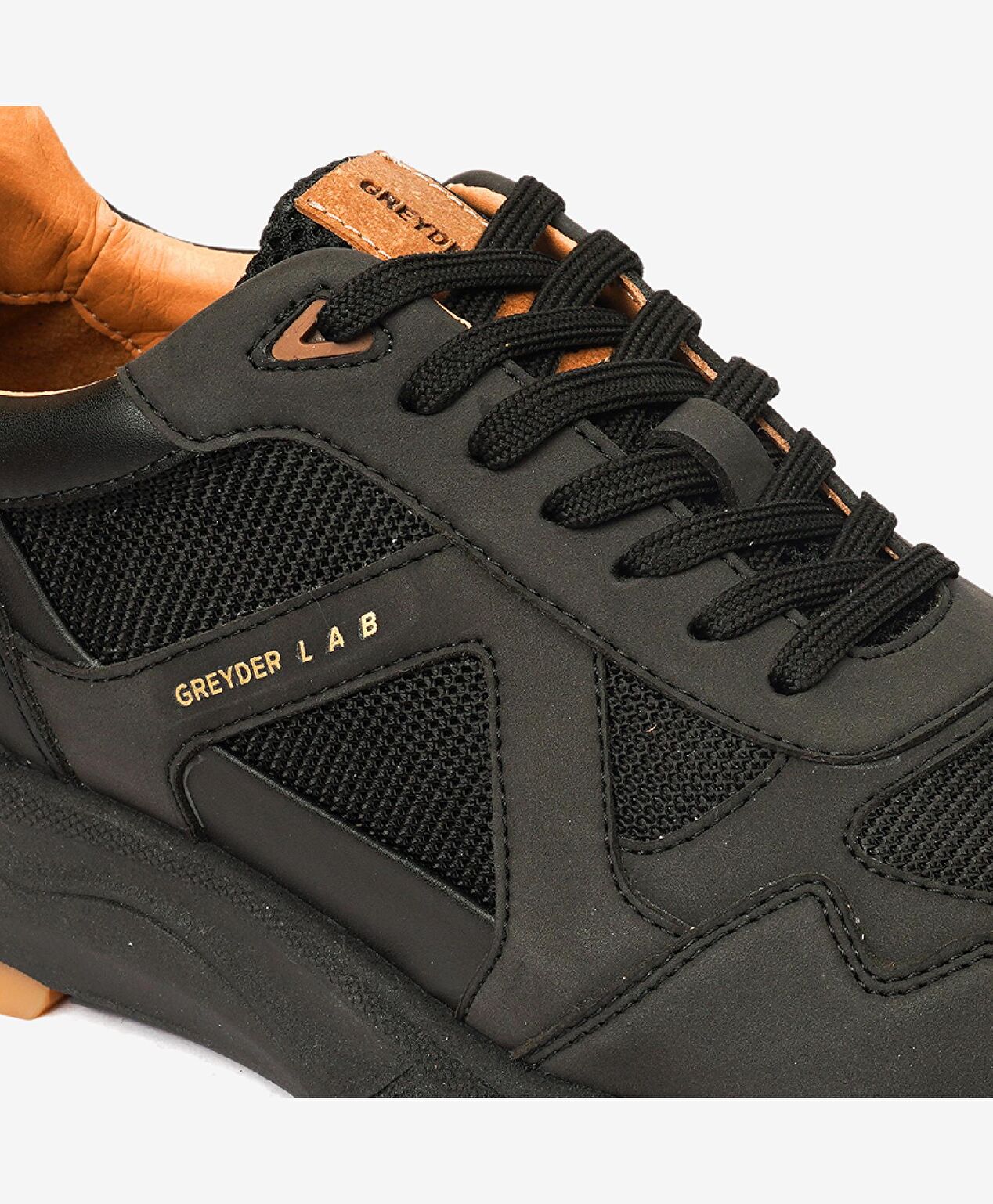 Greyder LAB Erkek Siyah Sneaker Ayakkabı - 5
