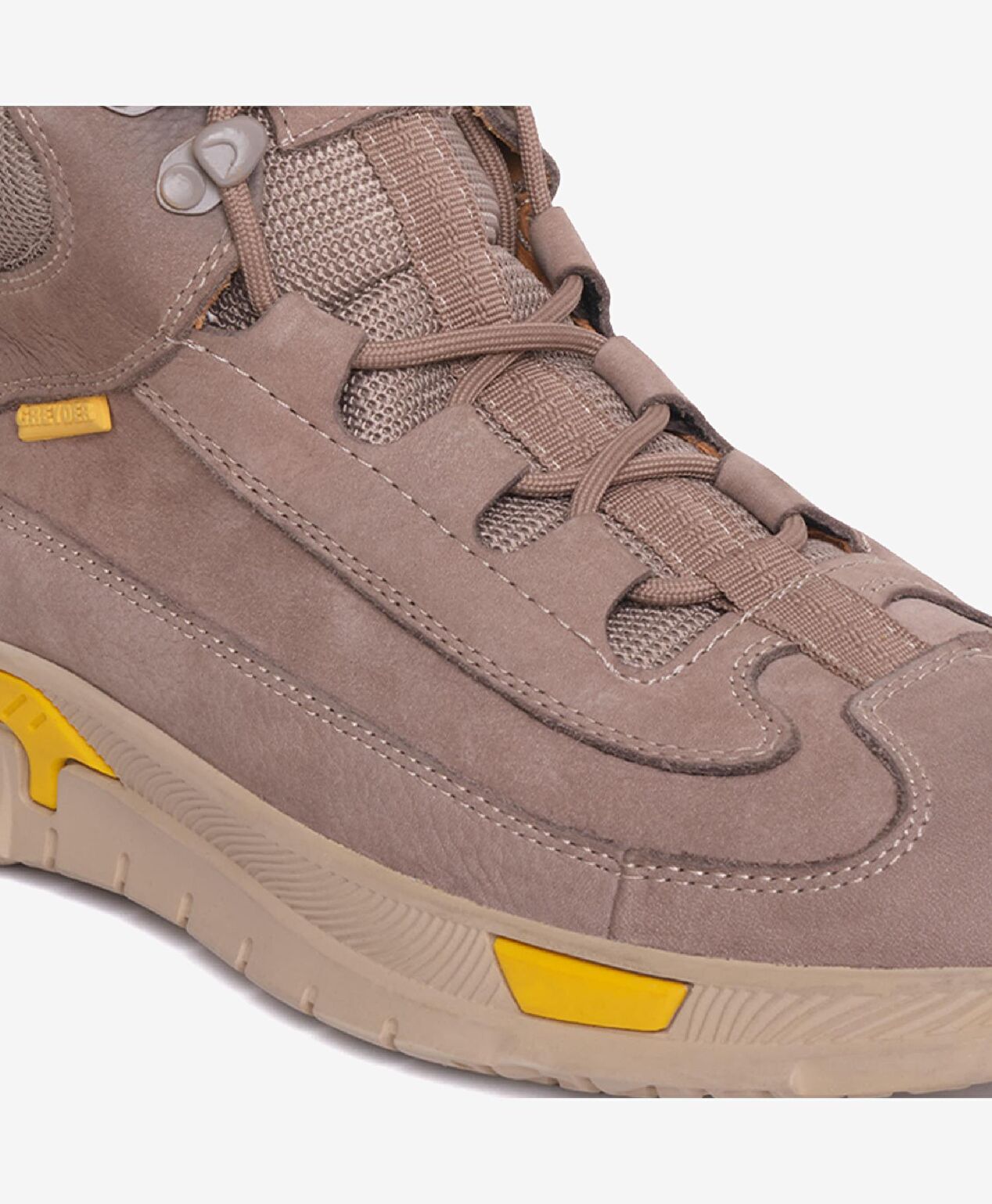 Erkek Koyu Vizon Hakiki Deri Sneaker Bot - 6