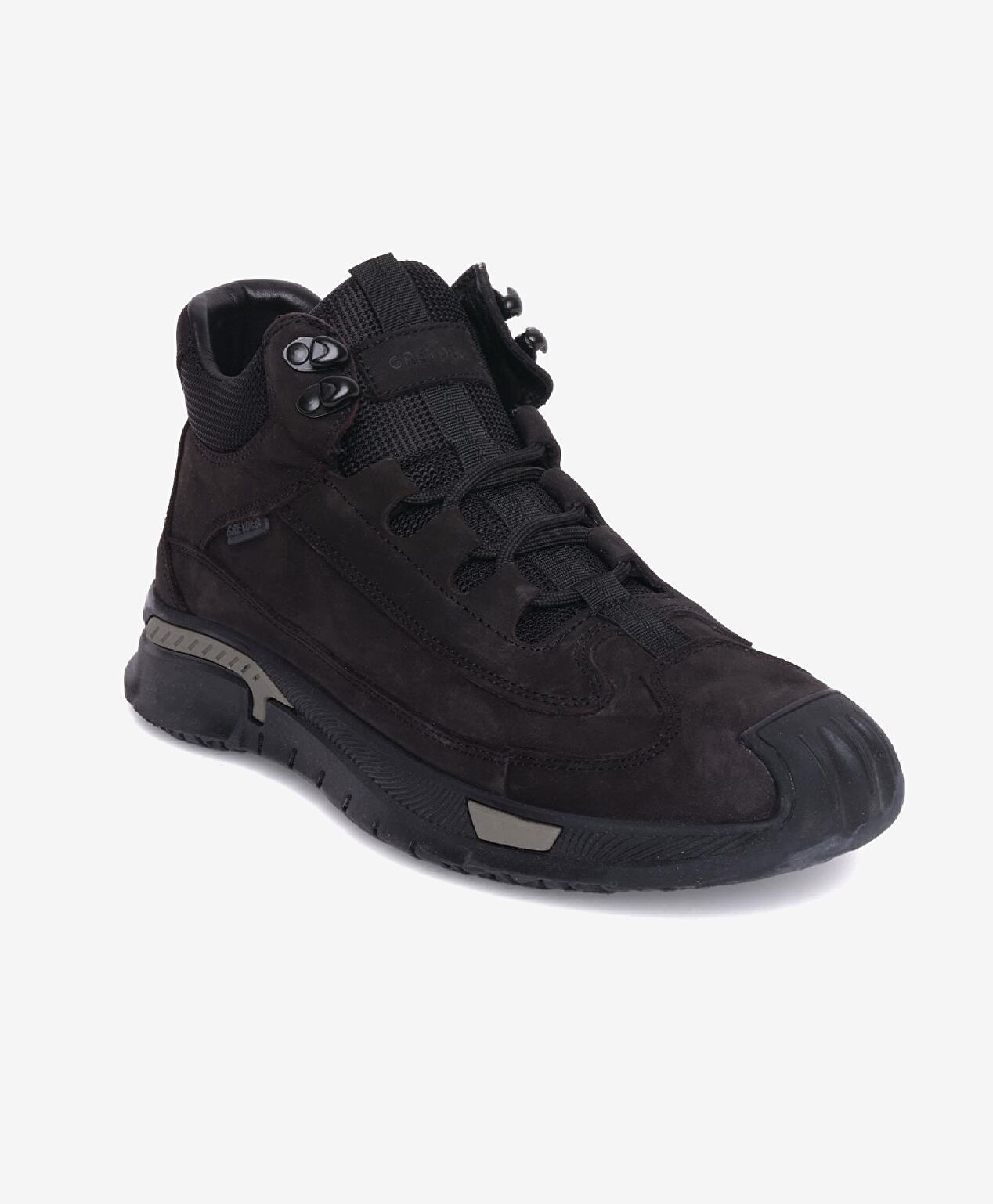 Erkek Siyah Hakiki Deri Sneaker Bot - 2