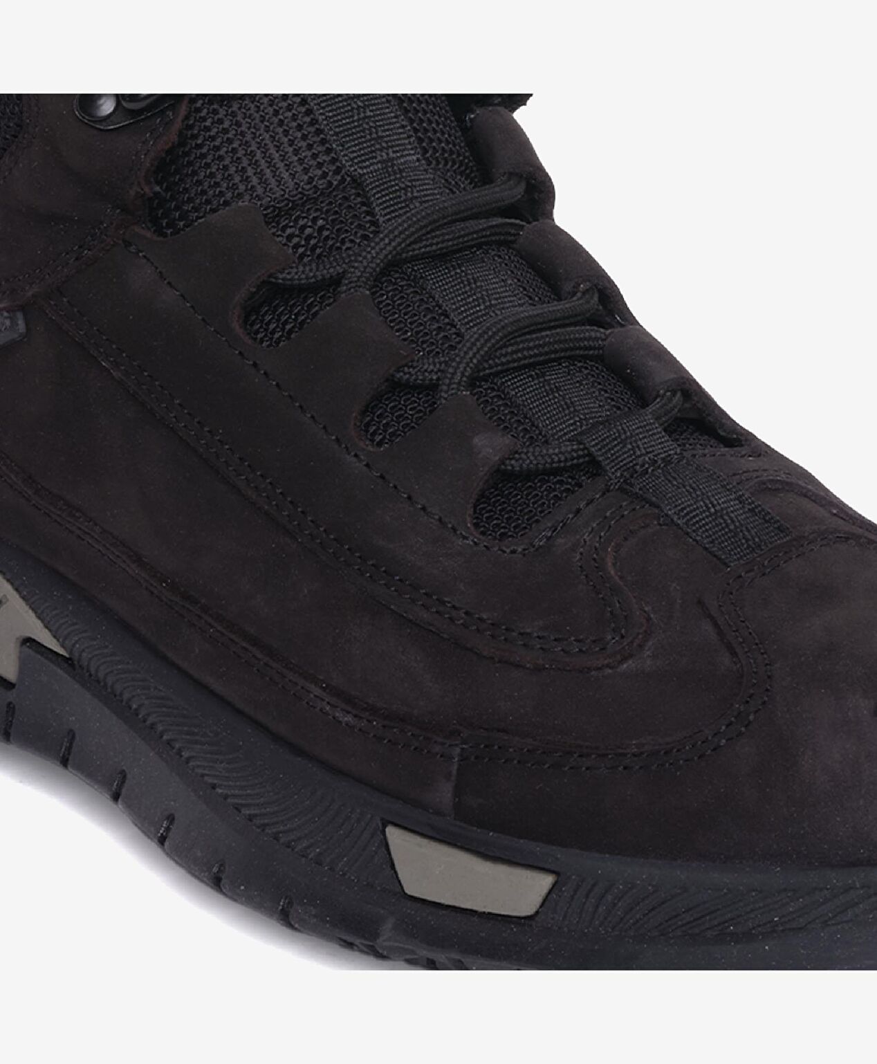 Erkek Siyah Hakiki Deri Sneaker Bot - 5