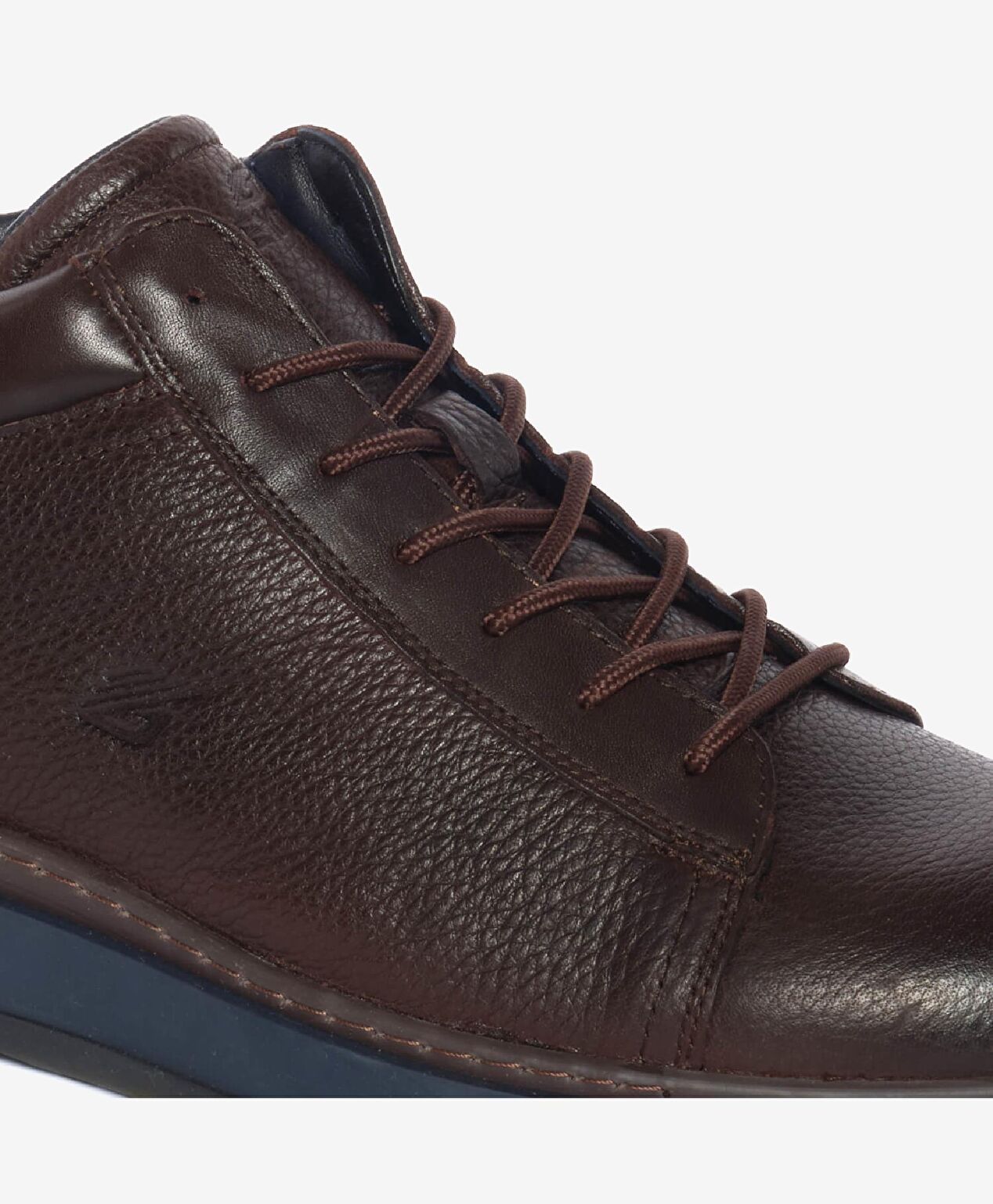 Erkek Kahverengi Hakiki Deri Sneaker Bot - 5