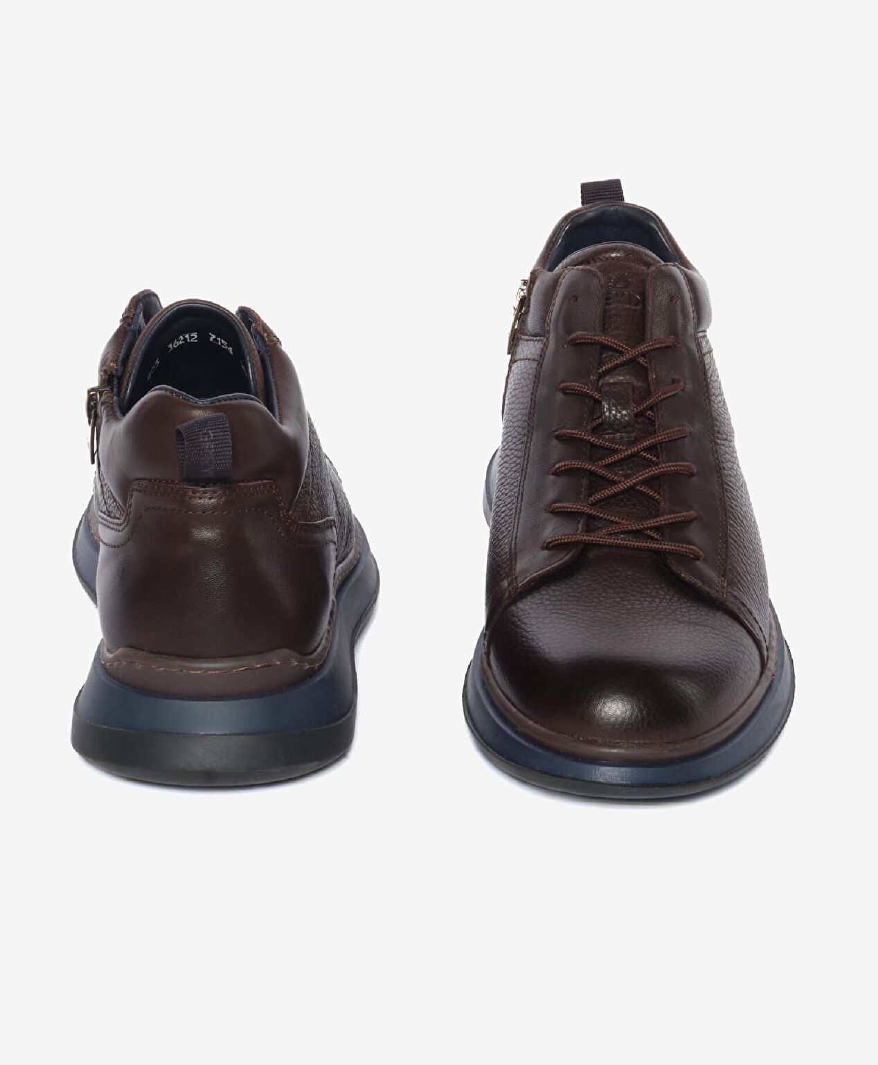 Erkek Kahverengi Hakiki Deri Sneaker Bot - 7