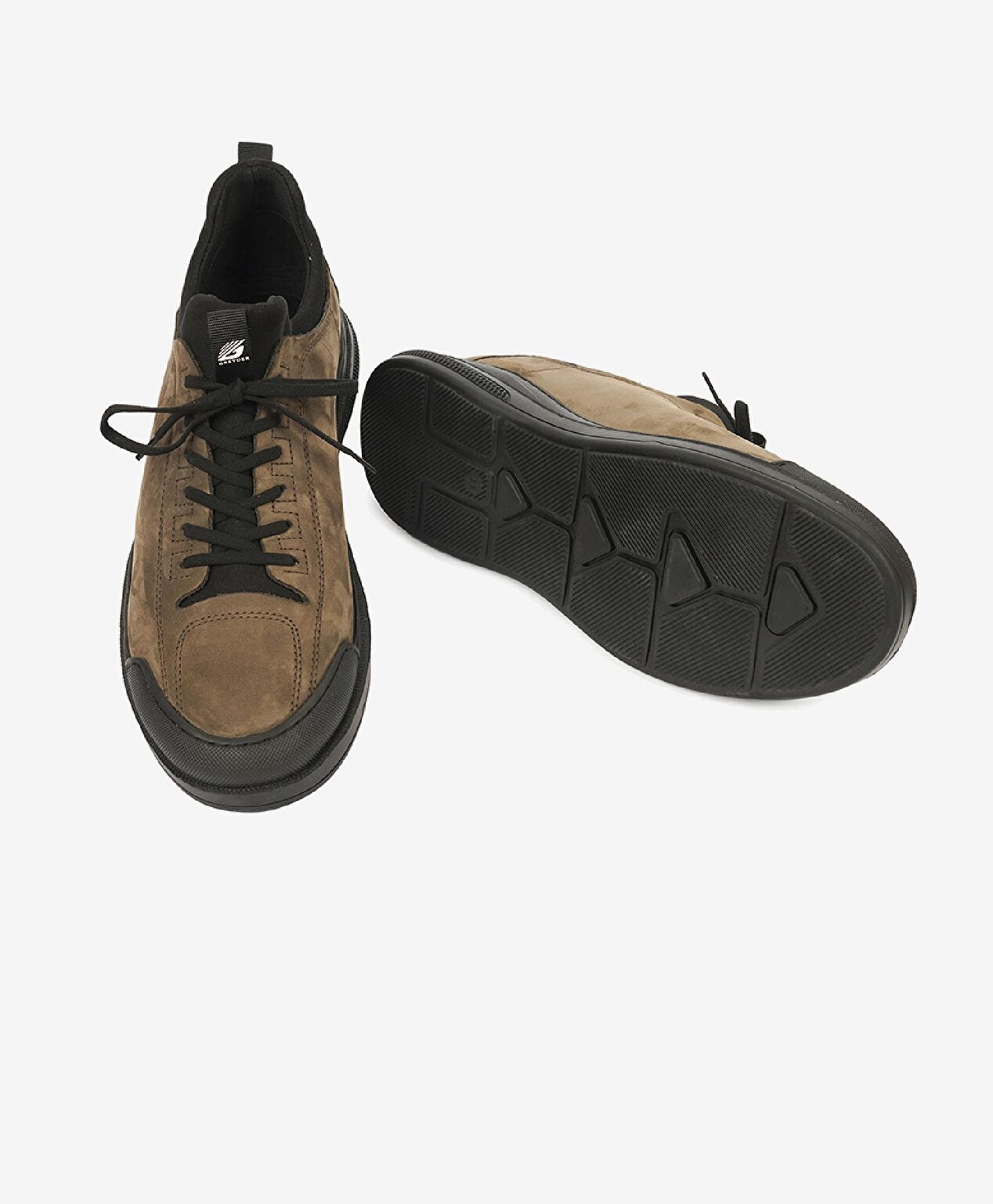 Erkek Duman Hakiki Deri Casual Ayakkabı - 6