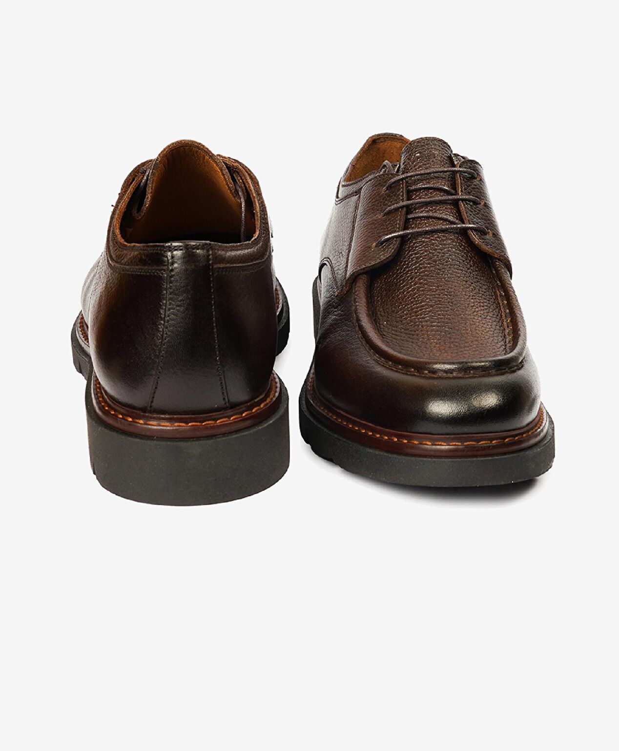 Erkek Kahverengi Hakiki Deri Casual Ayakkabı - 7