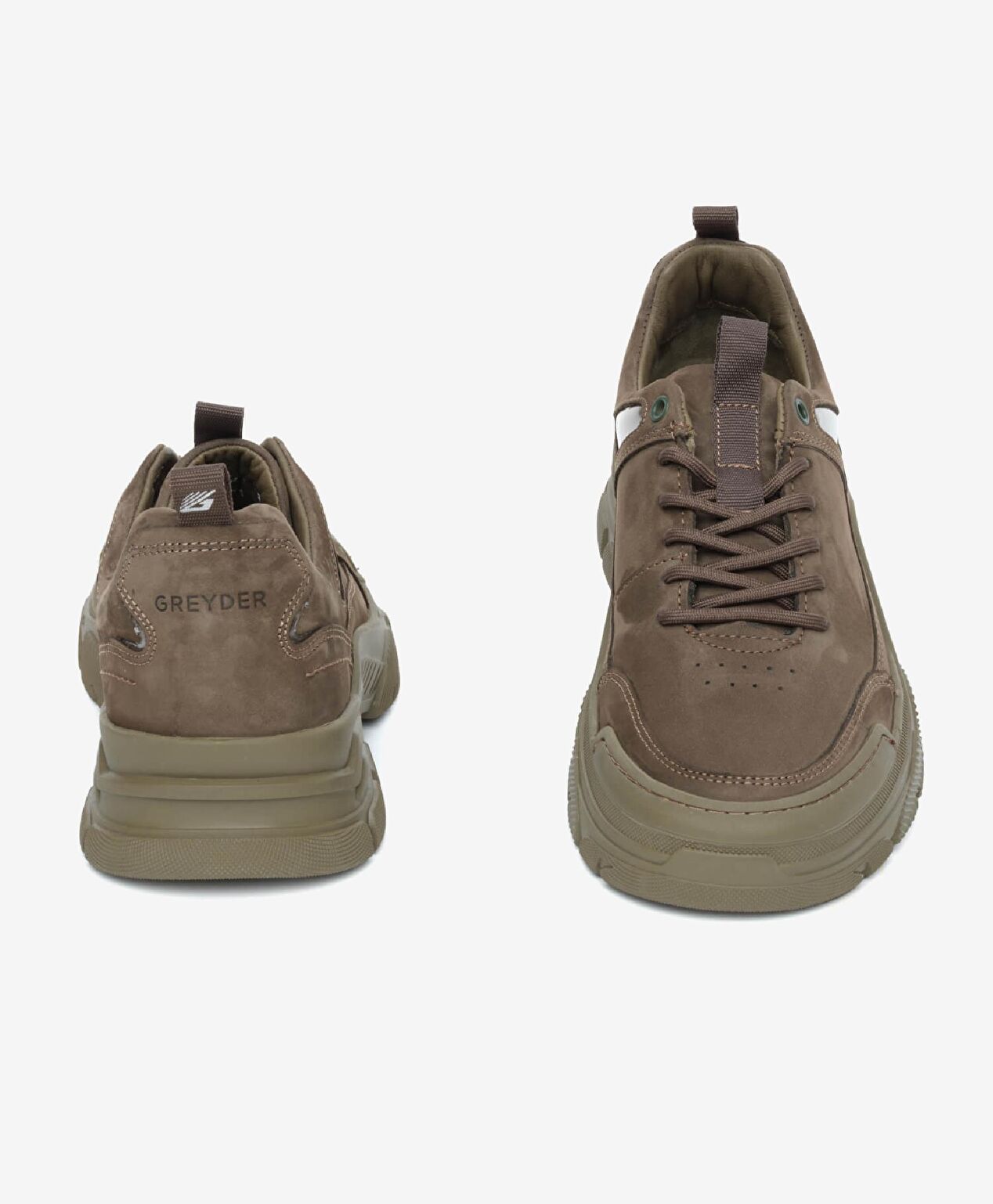 Erkek Duman Hakiki Deri Sneaker Ayakkabı - 7