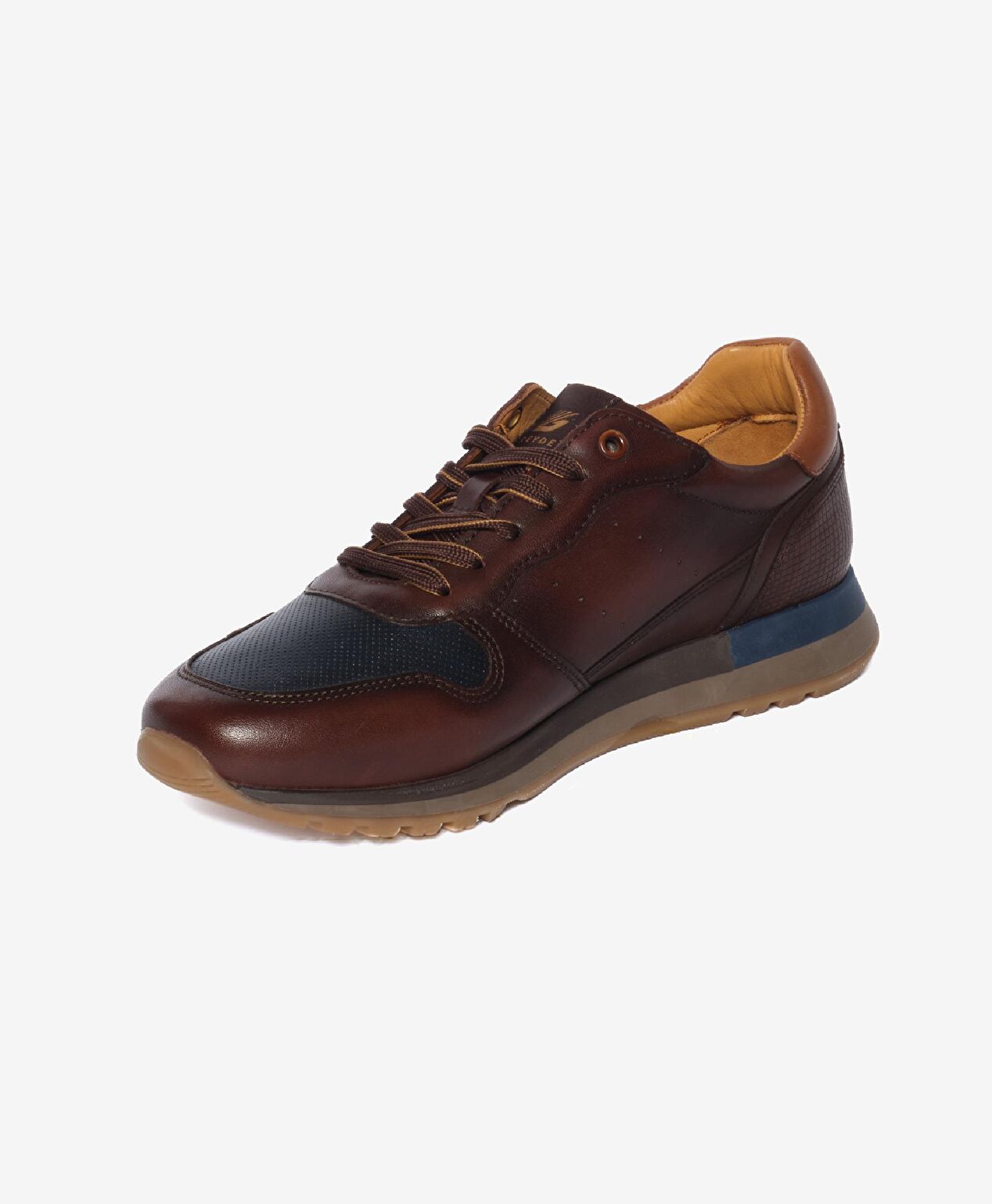 Erkek Kahverengi Hakiki Deri Sneaker Ayakkabı - 3