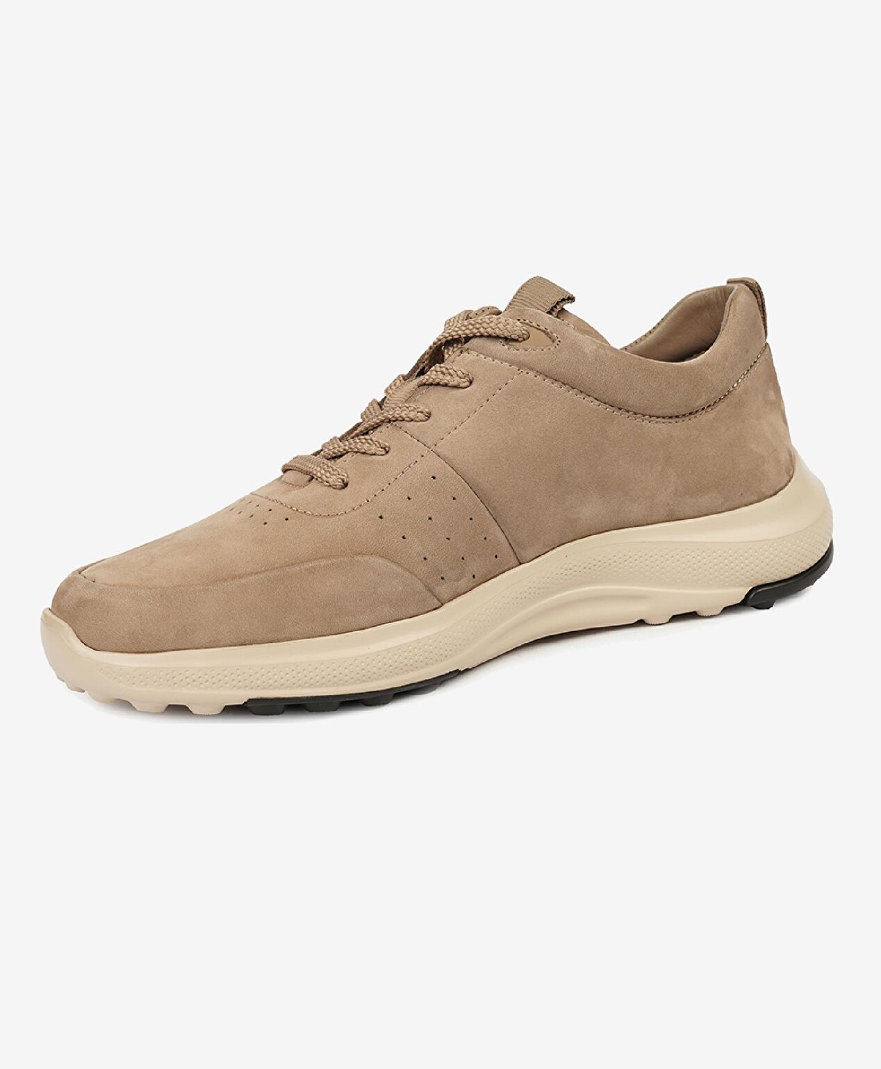 Erkek Vizon Hakiki Deri Sneaker Ayakkabı - 3