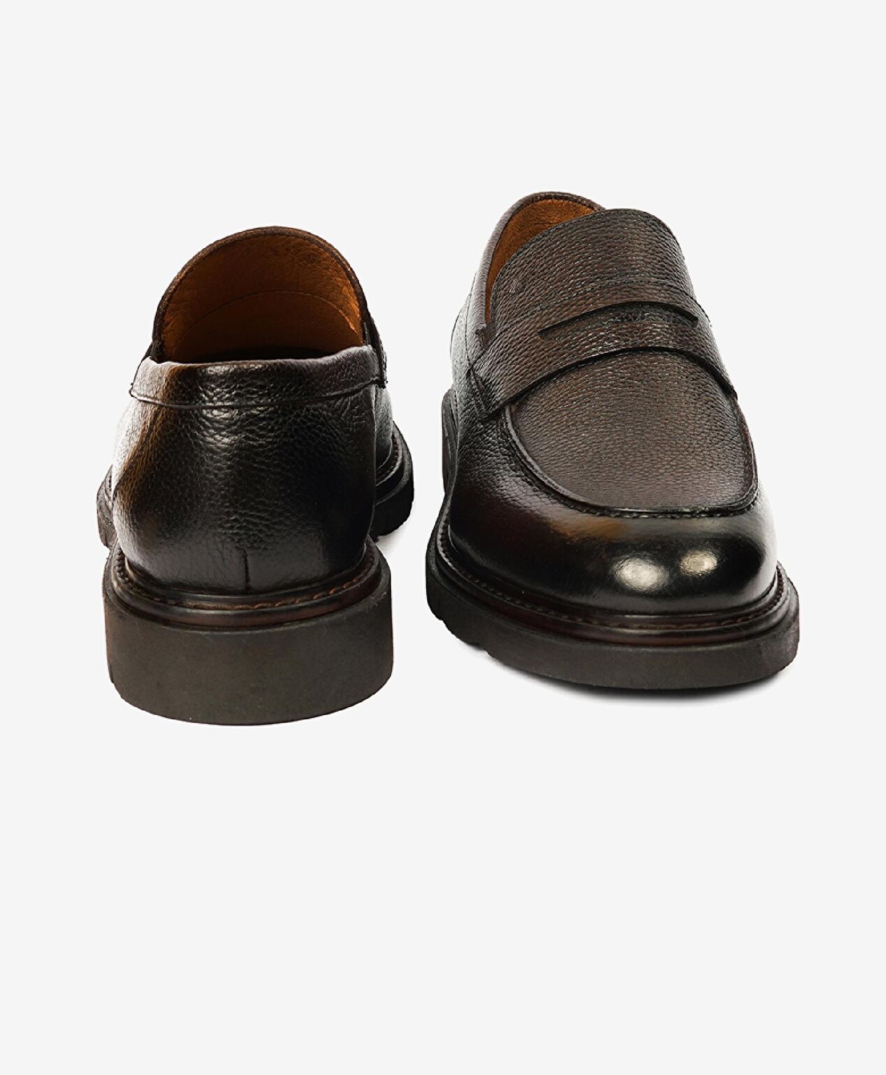 Erkek Kahverengi Hakiki Deri Casual Ayakkabı - 7