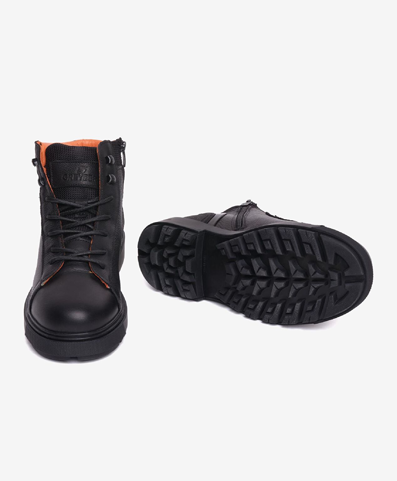 Erkek Siyah Hakiki Deri Günlük Bot - 5