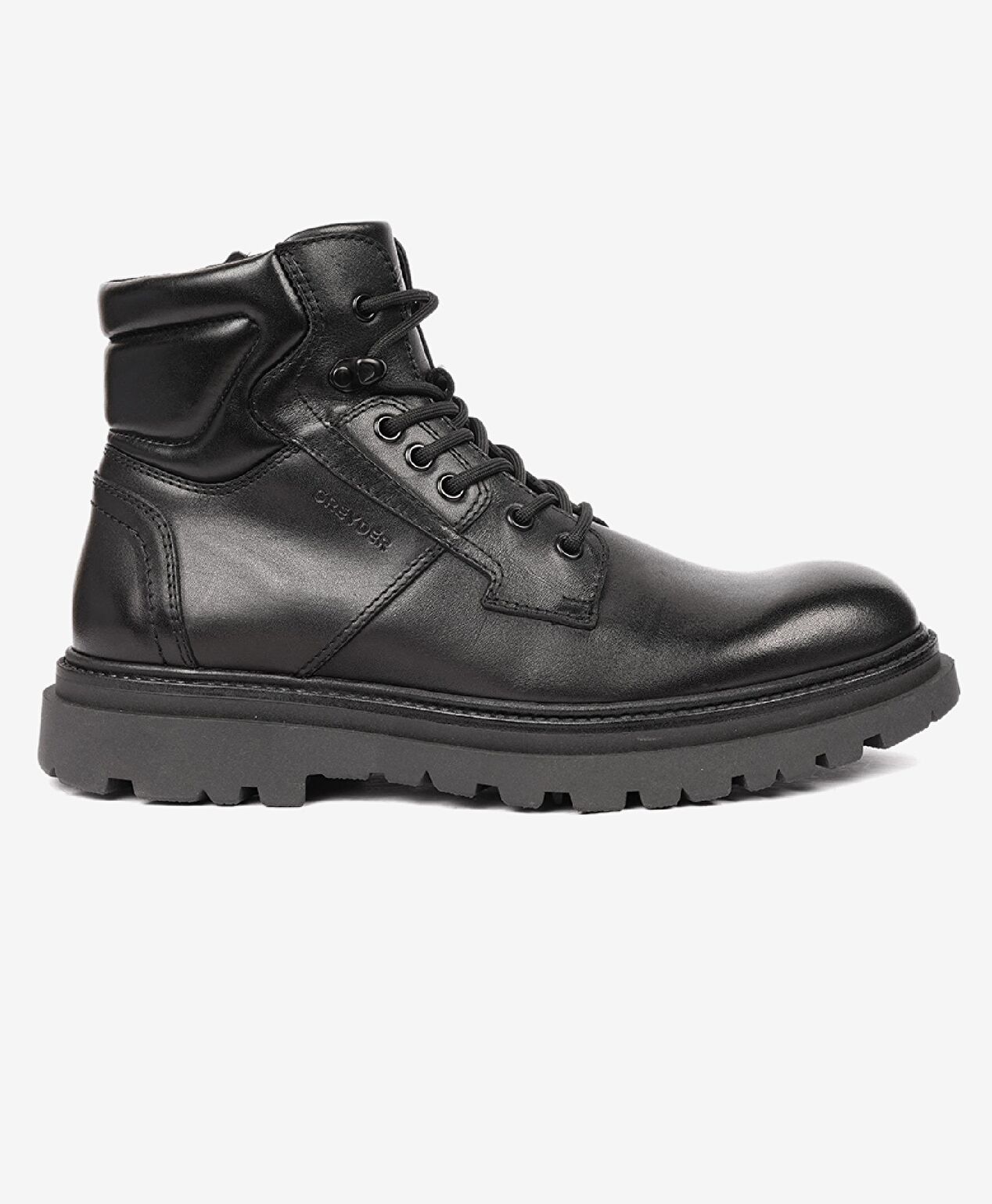 Erkek Siyah Hakiki Deri Günlük Bot - 1