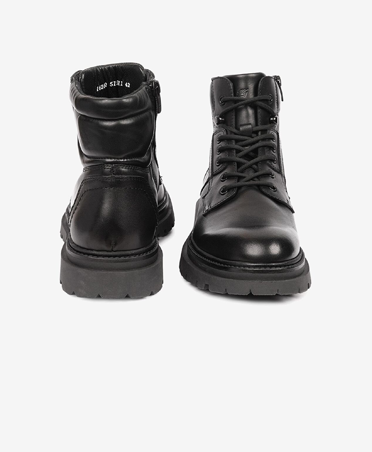 Erkek Siyah Hakiki Deri Günlük Bot - 7