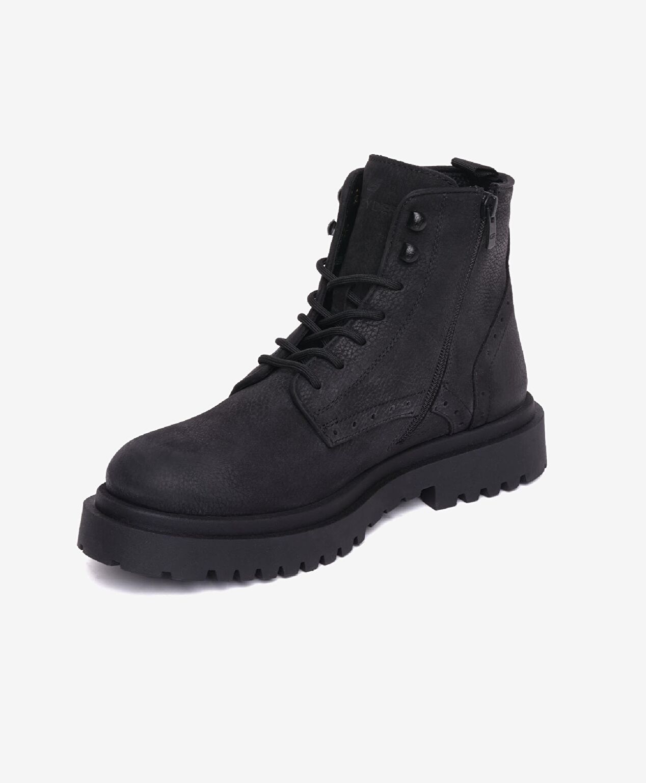 Erkek Siyah Hakiki Deri Klasik Bot - 3