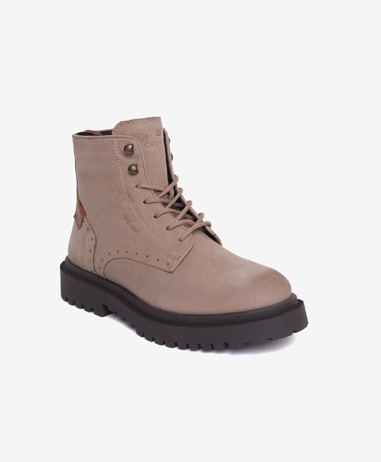 Erkek Koyu Vizon Hakiki Deri Klasik Bot - 2