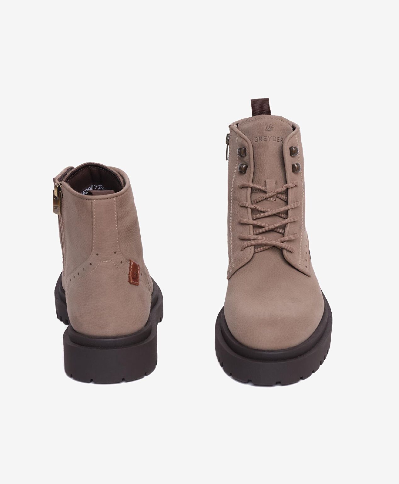 Erkek Koyu Vizon Hakiki Deri Klasik Bot - 7