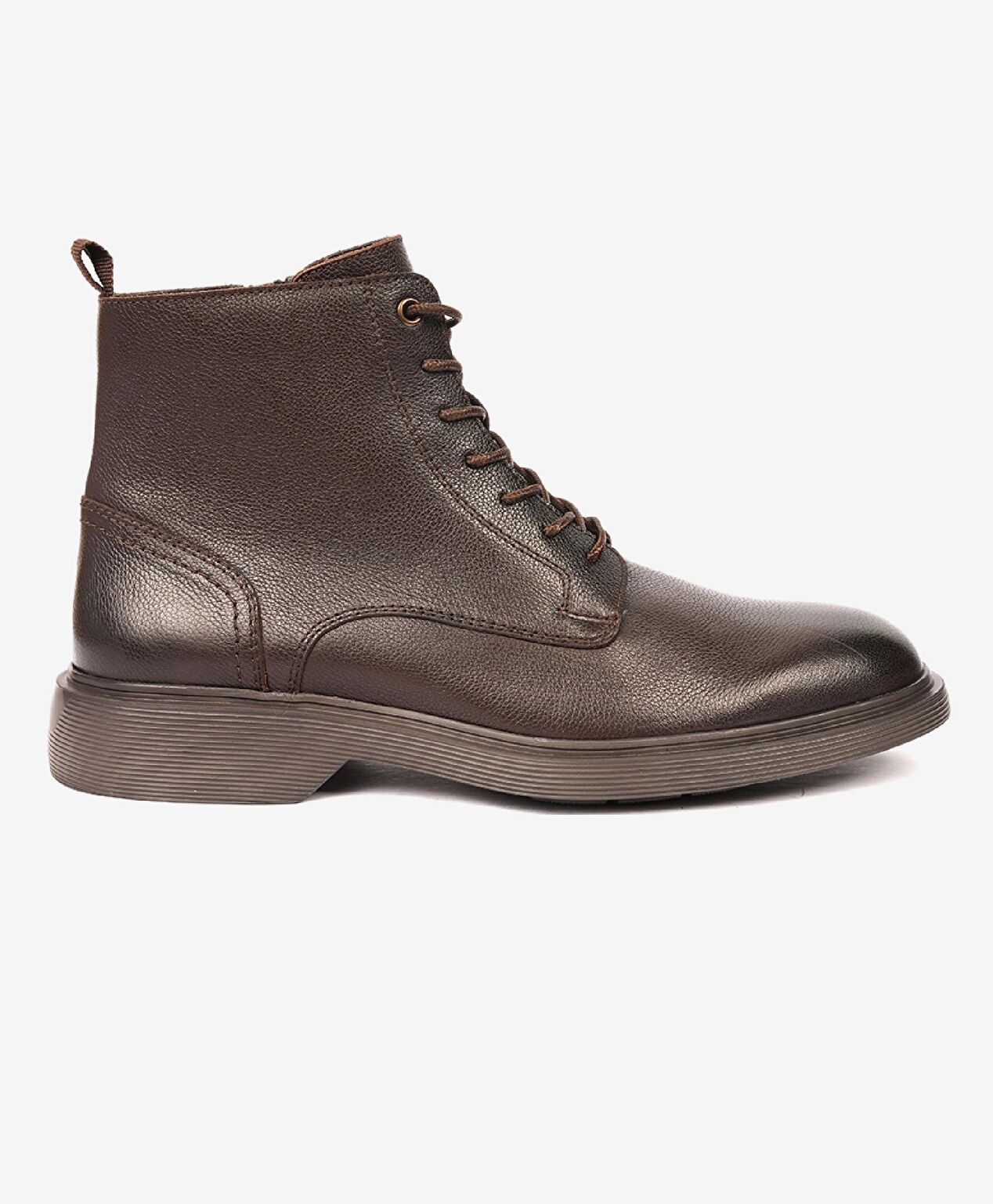Erkek Kahverengi Hakiki Deri Klasik Bot - 1