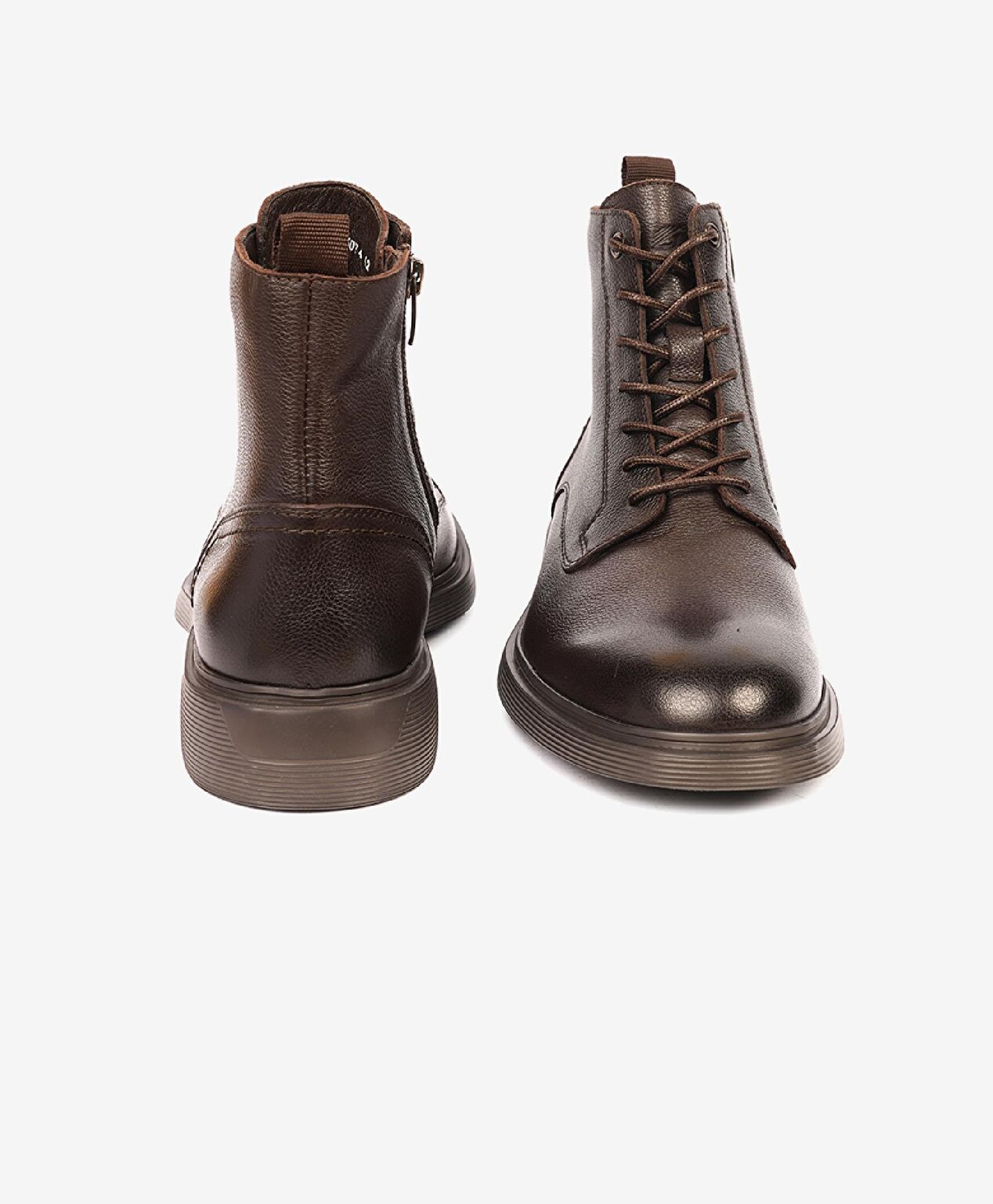 Erkek Kahverengi Hakiki Deri Klasik Bot - 7