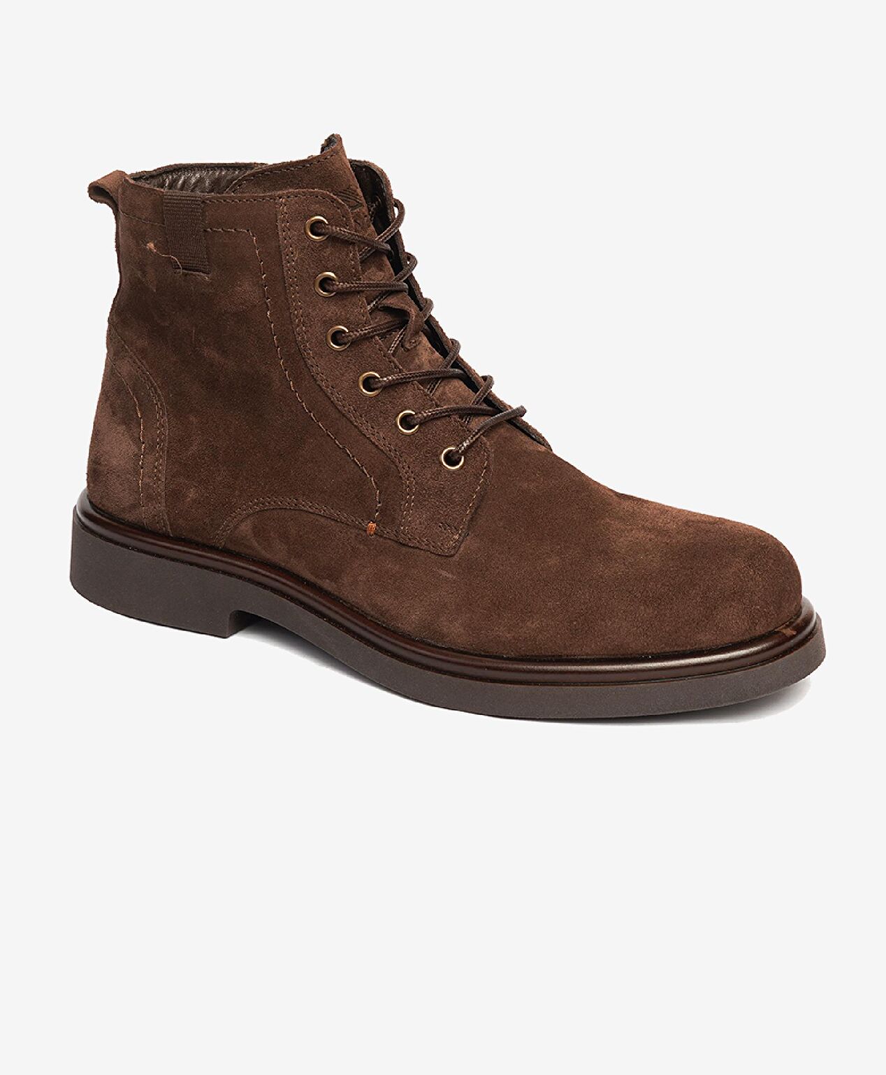 Erkek Kahverengi Hakiki Deri Günlük Bot - 2