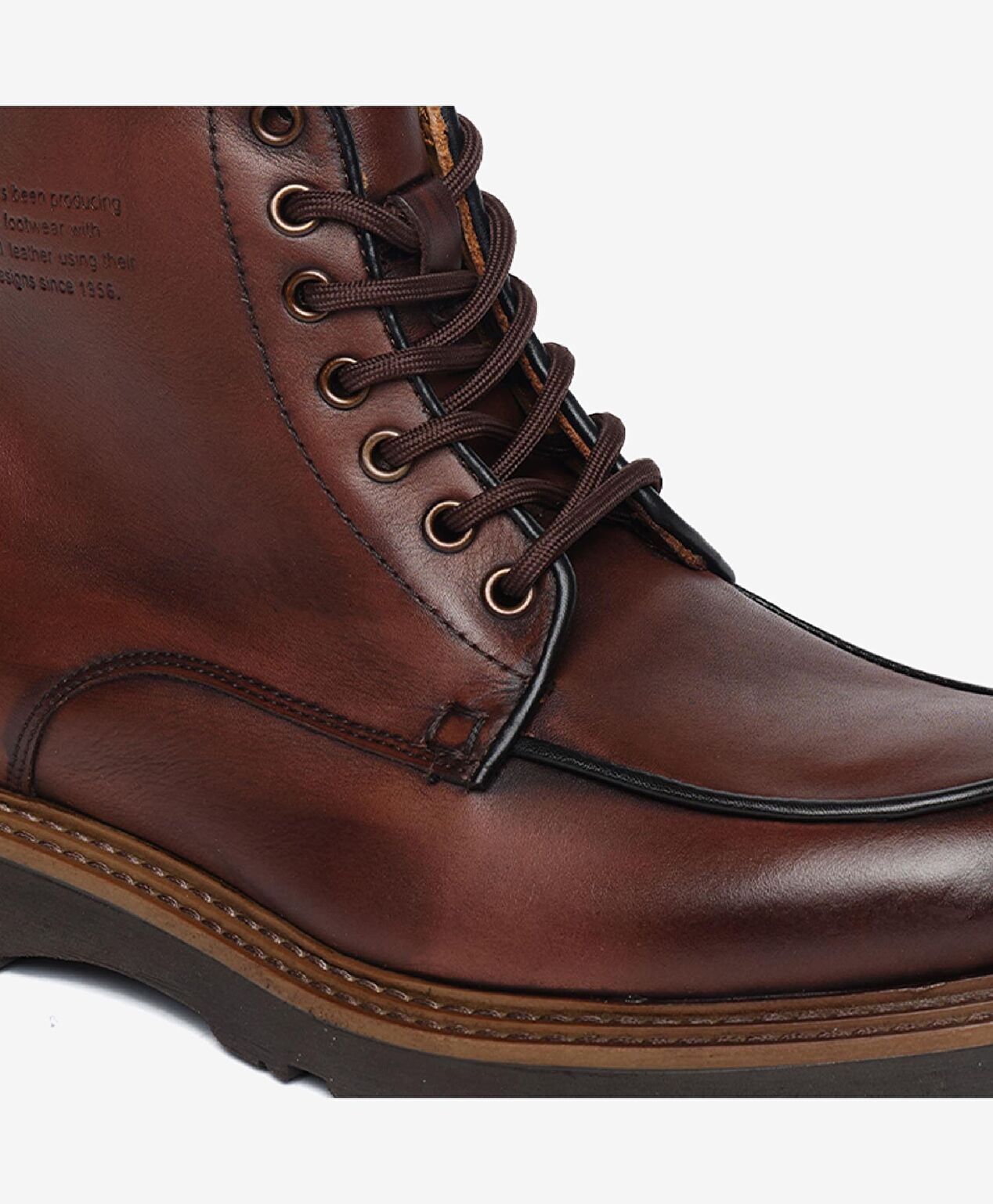 Erkek Kahverengi Hakiki Deri Günlük Bot - 5