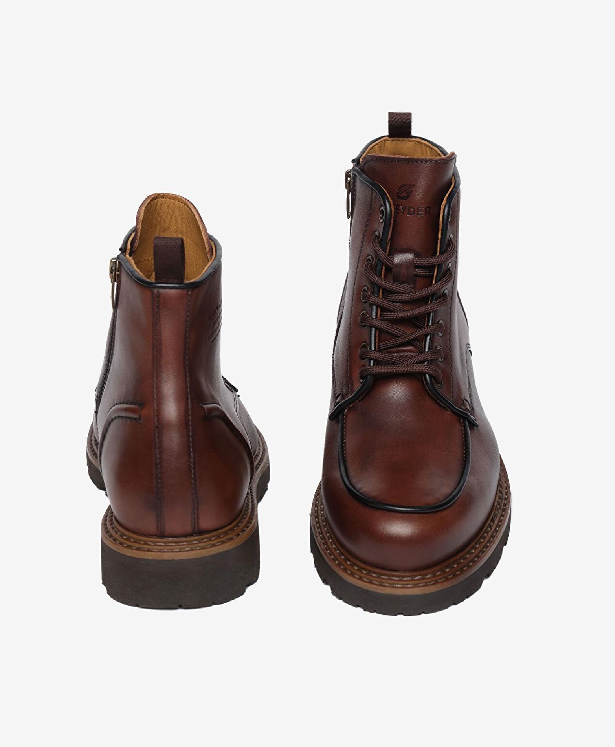 Erkek Kahverengi Hakiki Deri Günlük Bot - 7