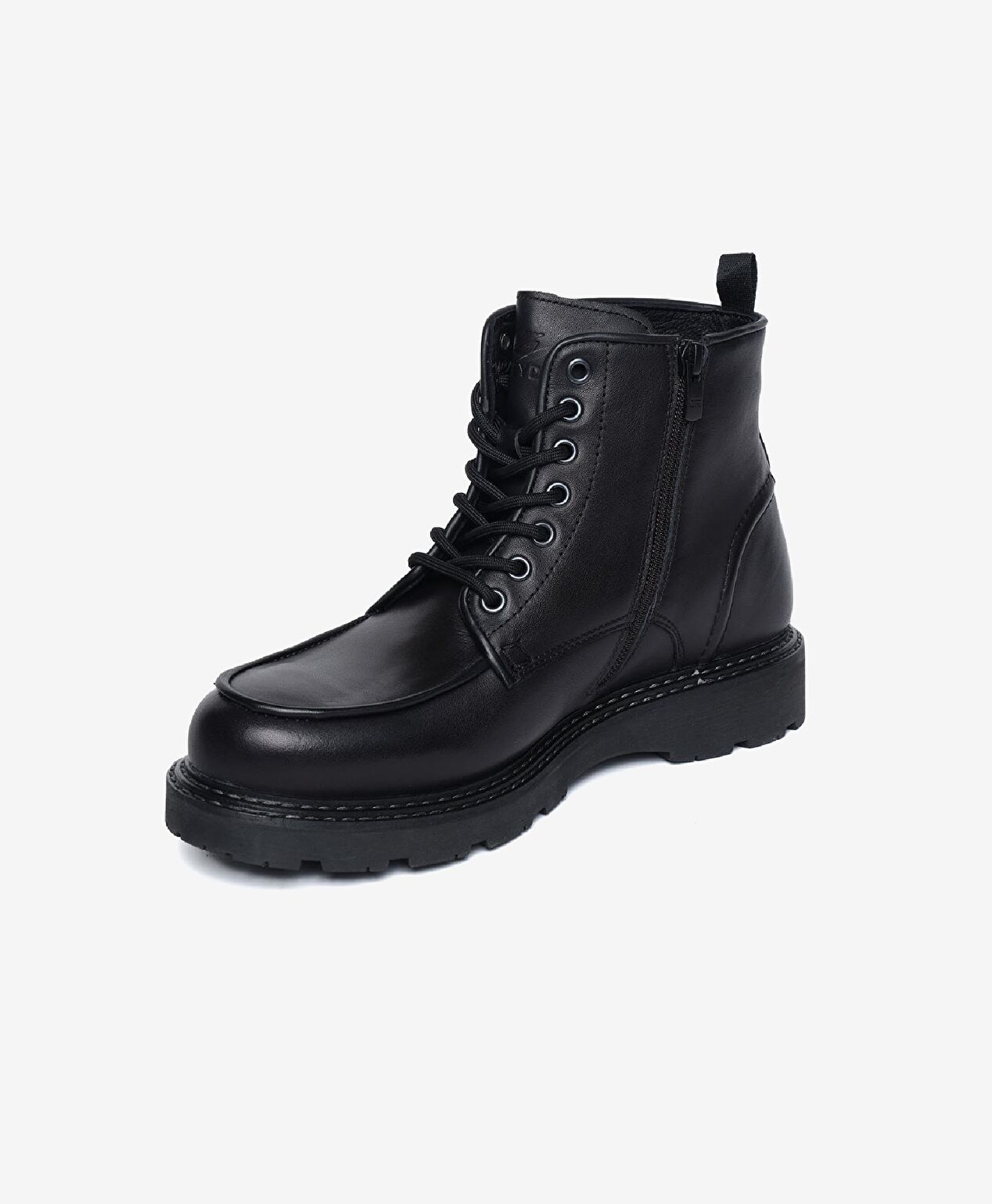 Erkek Siyah Hakiki Deri Günlük Bot - 3