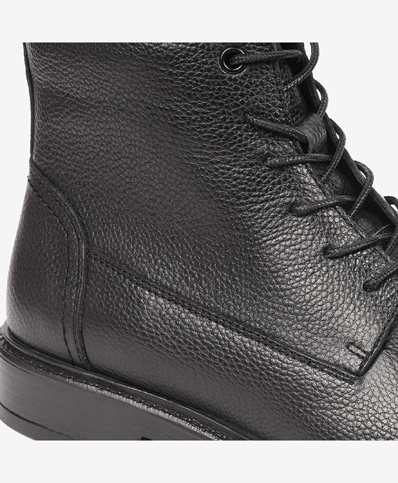 Erkek Siyah Hakiki Deri Günlük Bot - 5