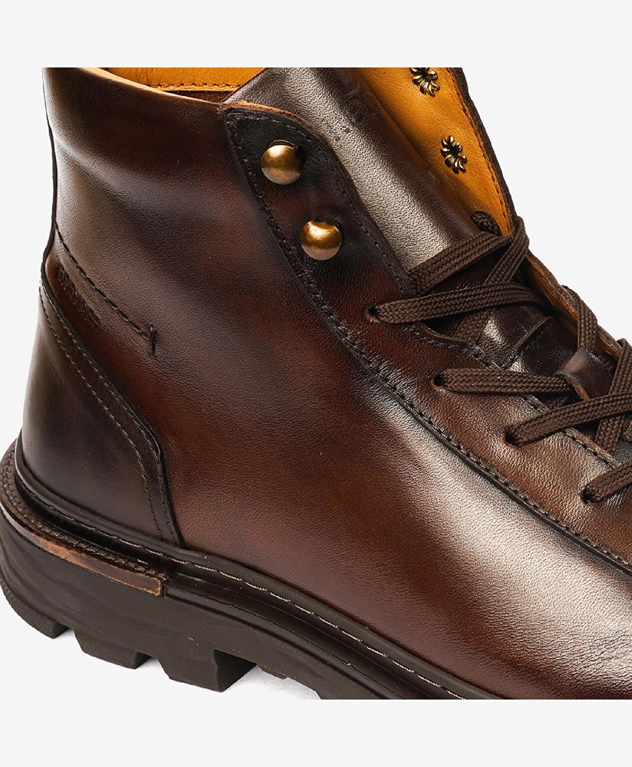 Erkek Kahverengi Hakiki Deri Günlük Bot - 5