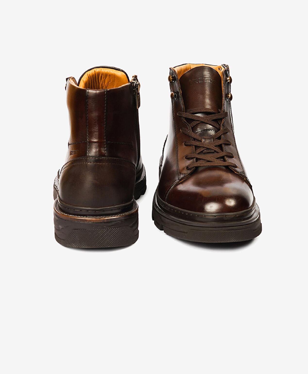 Erkek Kahverengi Hakiki Deri Günlük Bot - 7