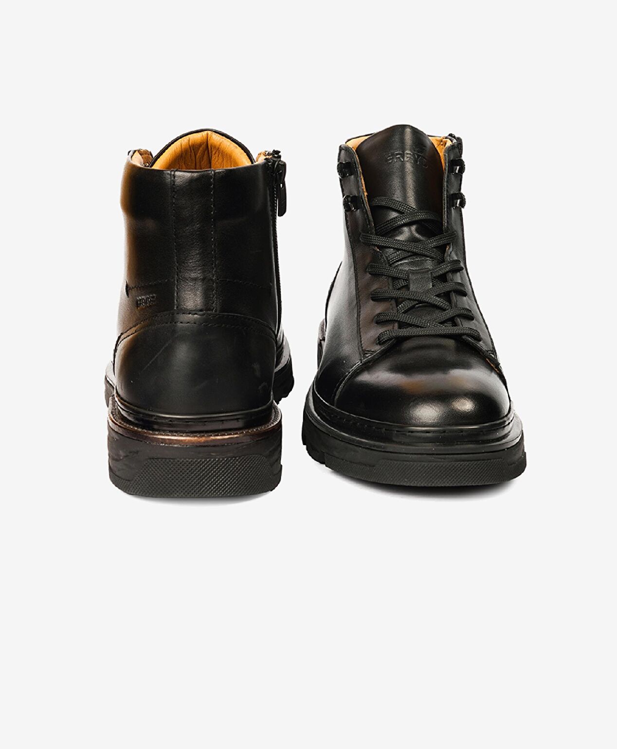 Erkek Siyah Hakiki Deri Günlük Bot - 7