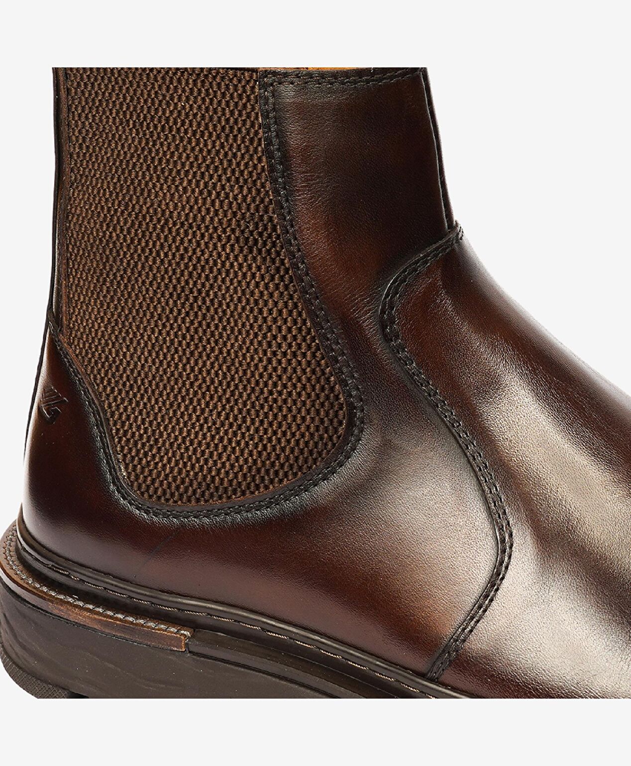 Erkek Kahverengi Hakiki Deri Chelsea Bot - 5