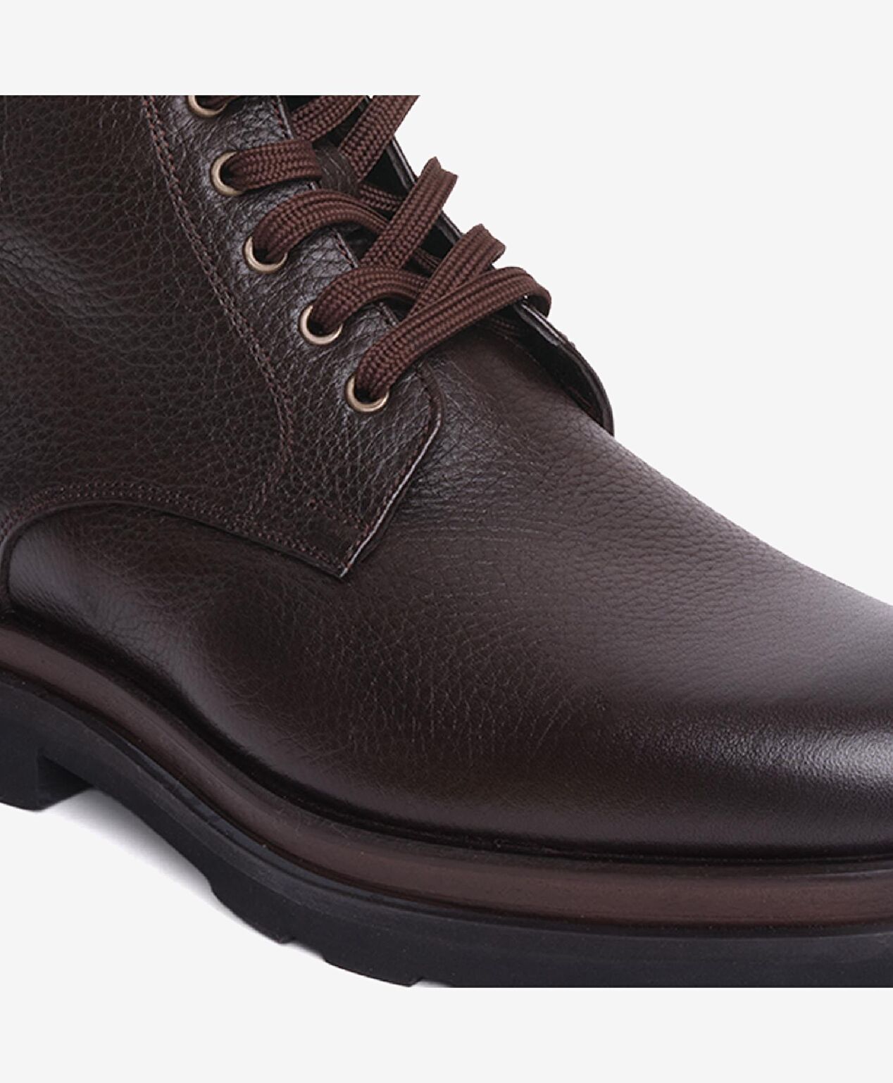 Erkek Kahverengi Hakiki Deri Günlük Bot - 5