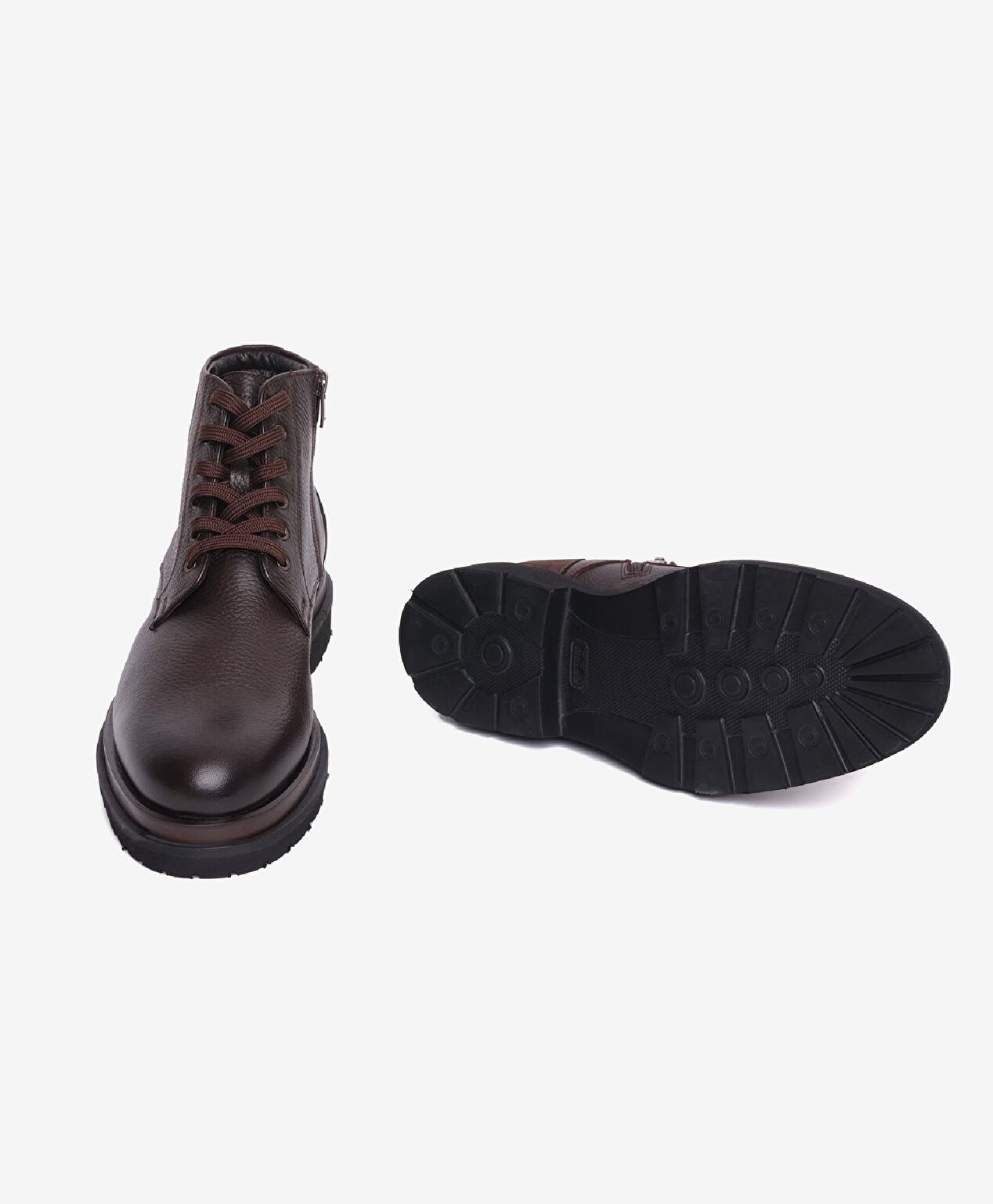 Erkek Kahverengi Hakiki Deri Günlük Bot - 6