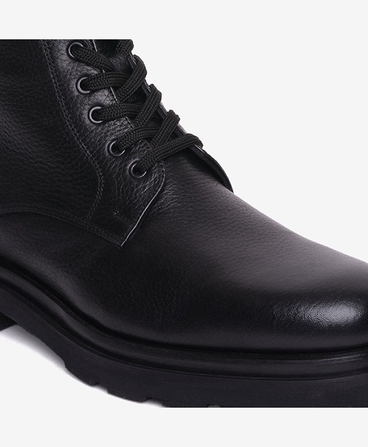 Erkek Siyah Hakiki Deri Günlük Bot - 5
