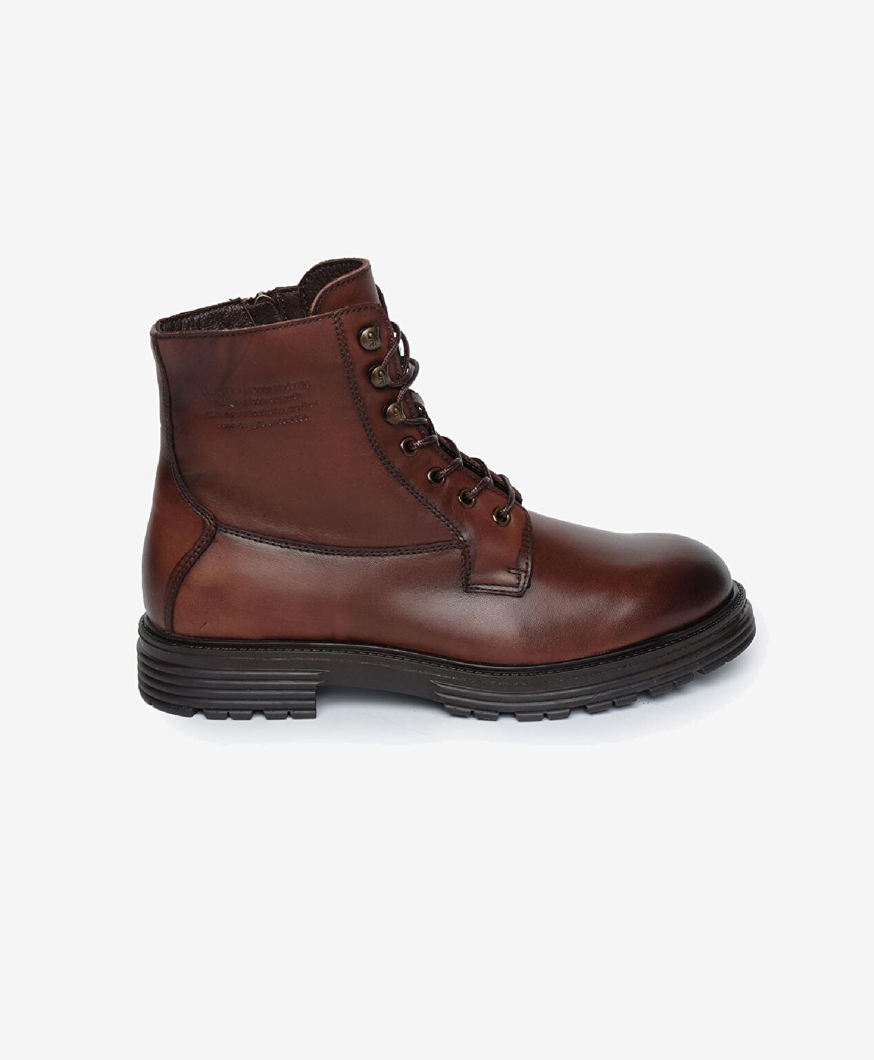 Erkek Kahverengi Hakiki Deri Günlük Bot - 1