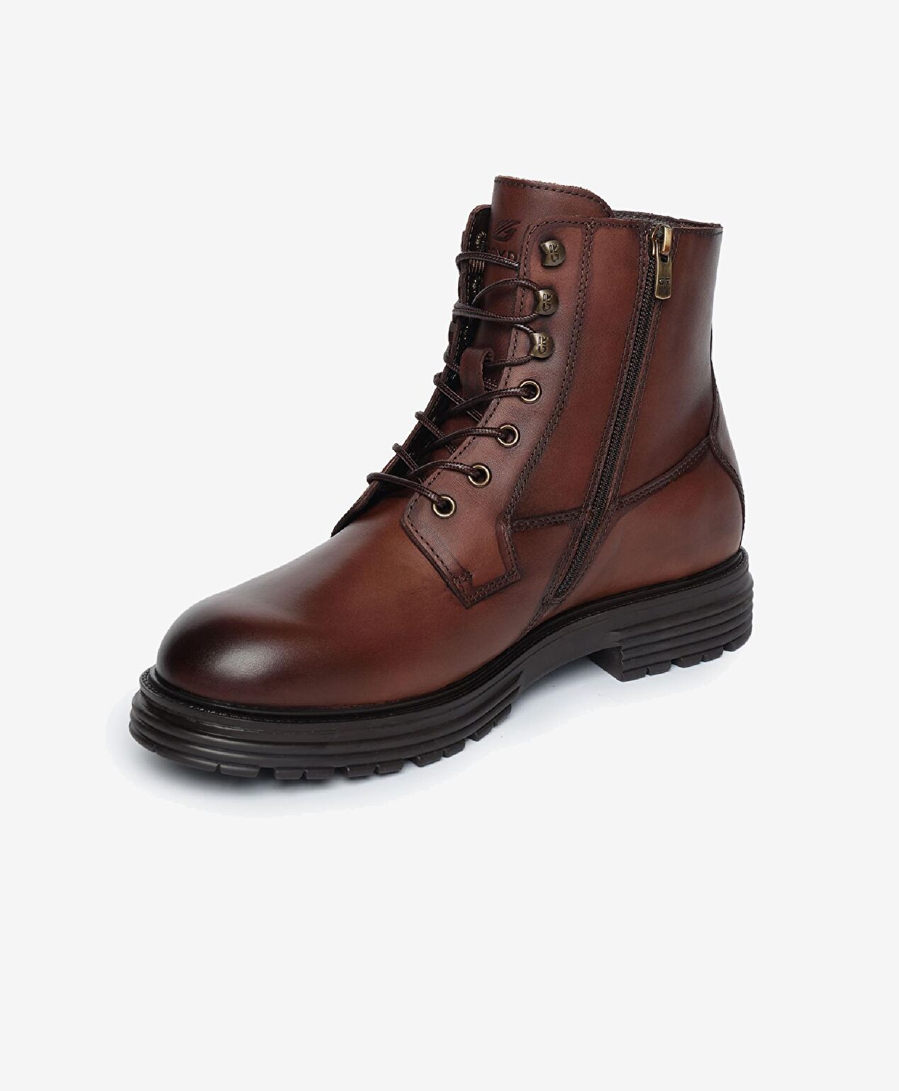 Erkek Kahverengi Hakiki Deri Günlük Bot - 3