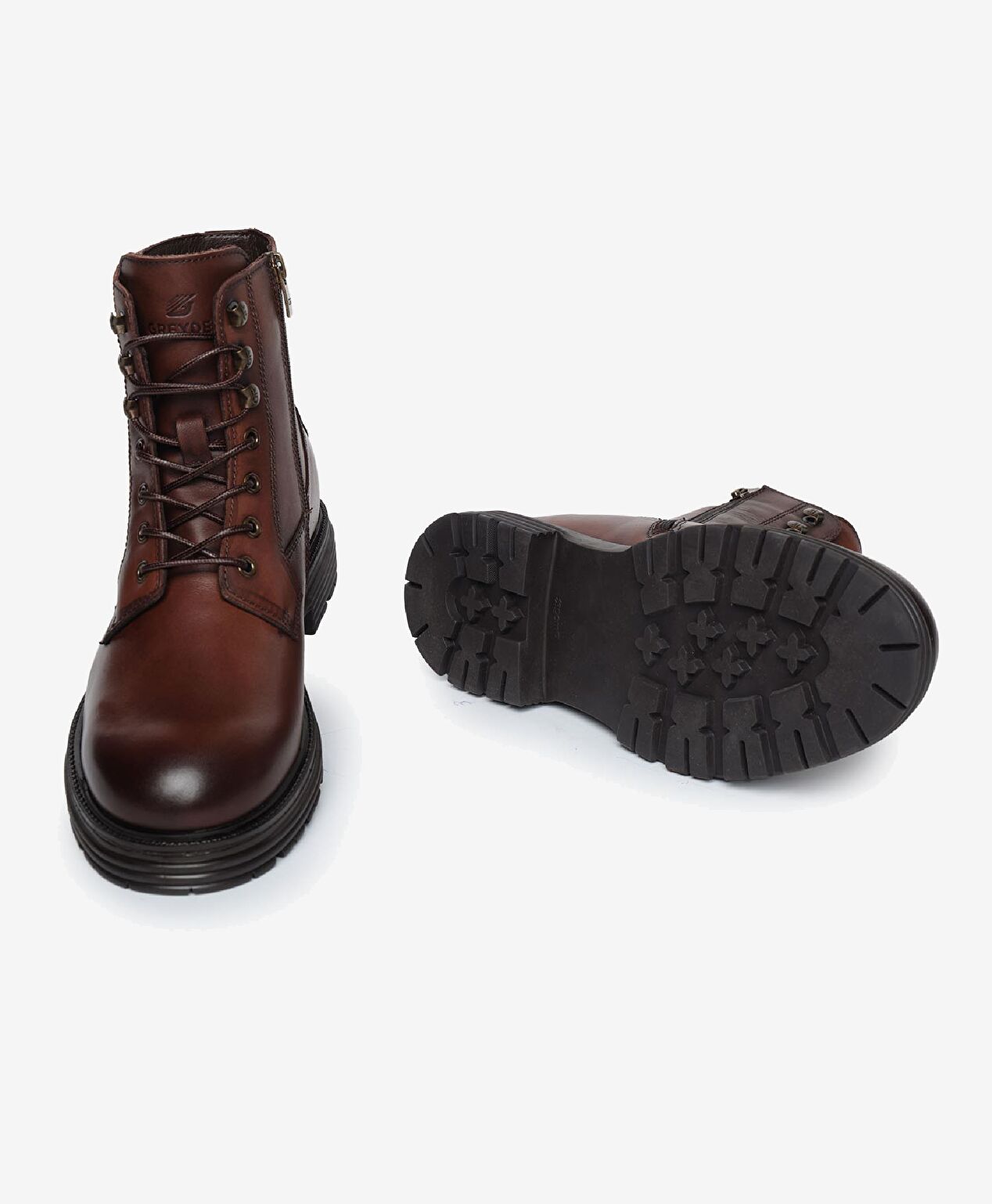 Erkek Kahverengi Hakiki Deri Günlük Bot - 6