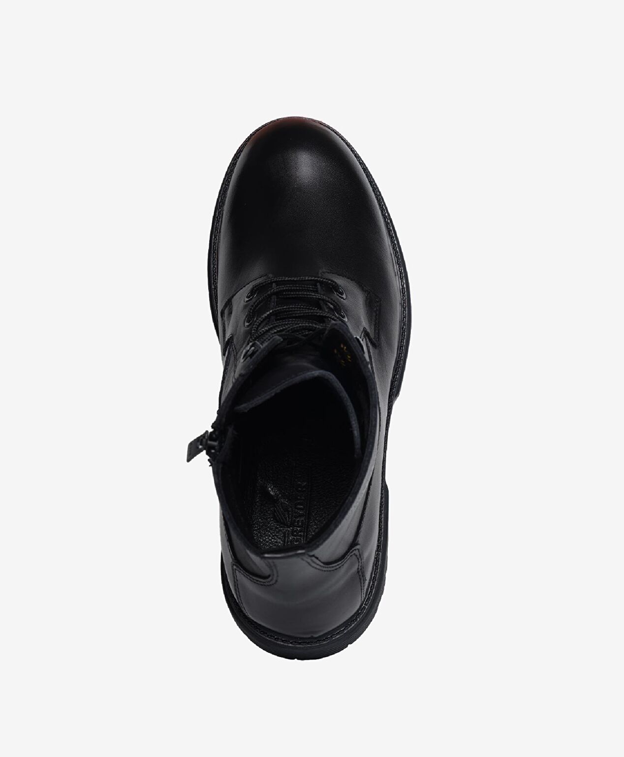 Erkek Siyah Hakiki Deri Günlük Bot - 4