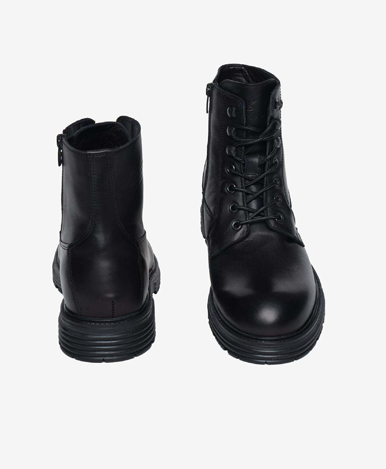 Erkek Siyah Hakiki Deri Günlük Bot - 7