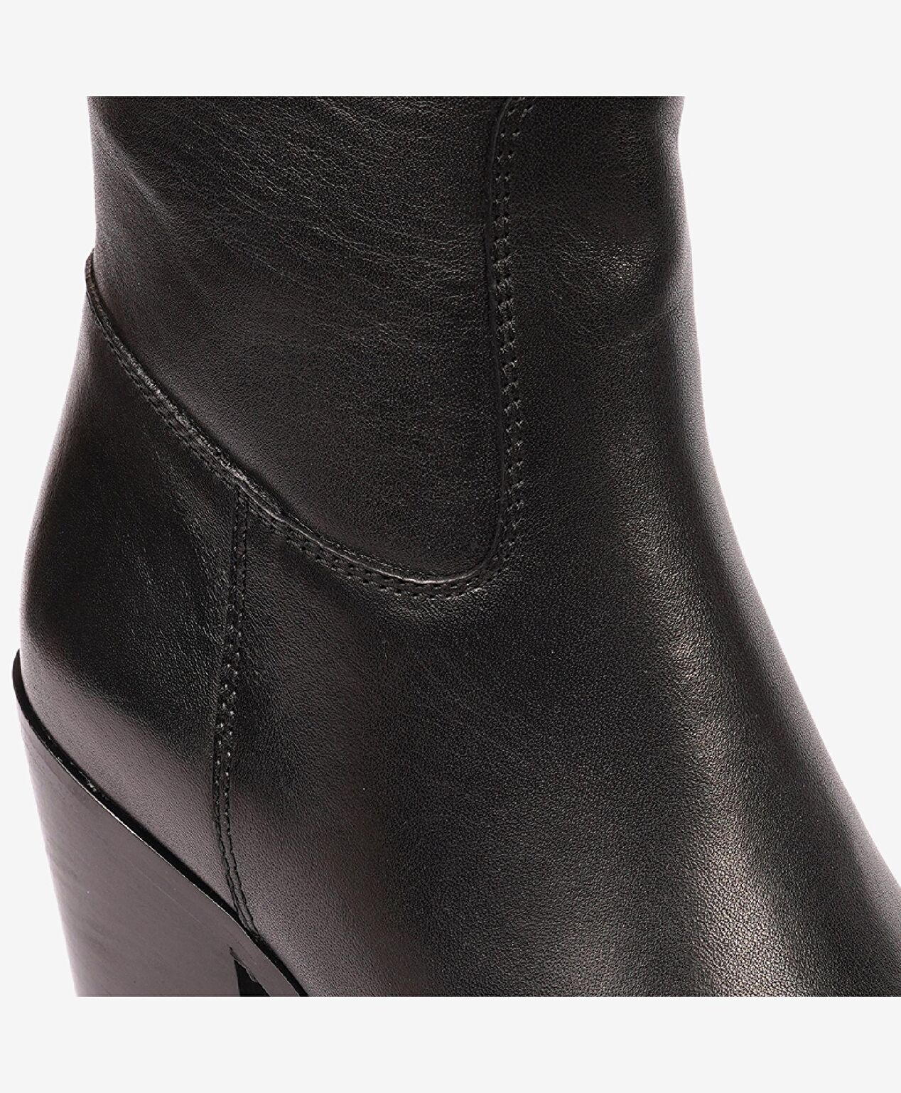 Kadın Siyah Hakiki Deri Çizme - 6
