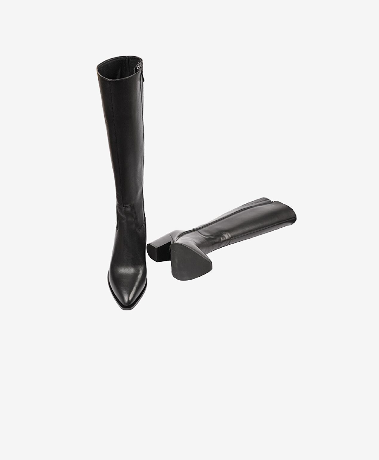 Kadın Siyah Hakiki Deri Çizme - 7
