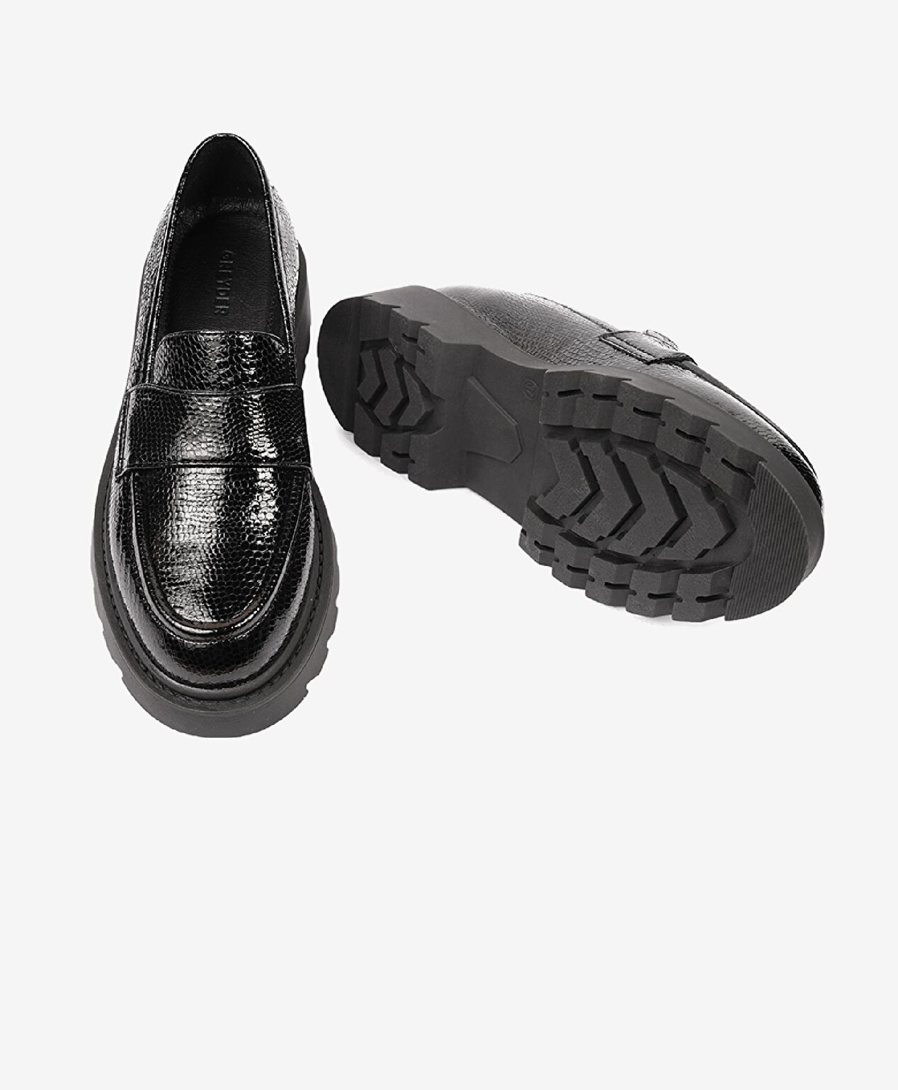 Kadın Siyah Hakiki Deri Memory Foam Taban Loafer Ayakkabı - 6