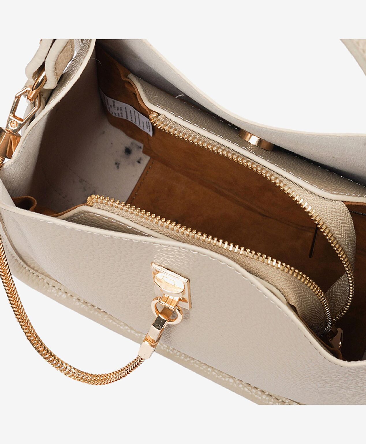 Kadın Vizon 3 Bölmeli Kol Çantası - 5