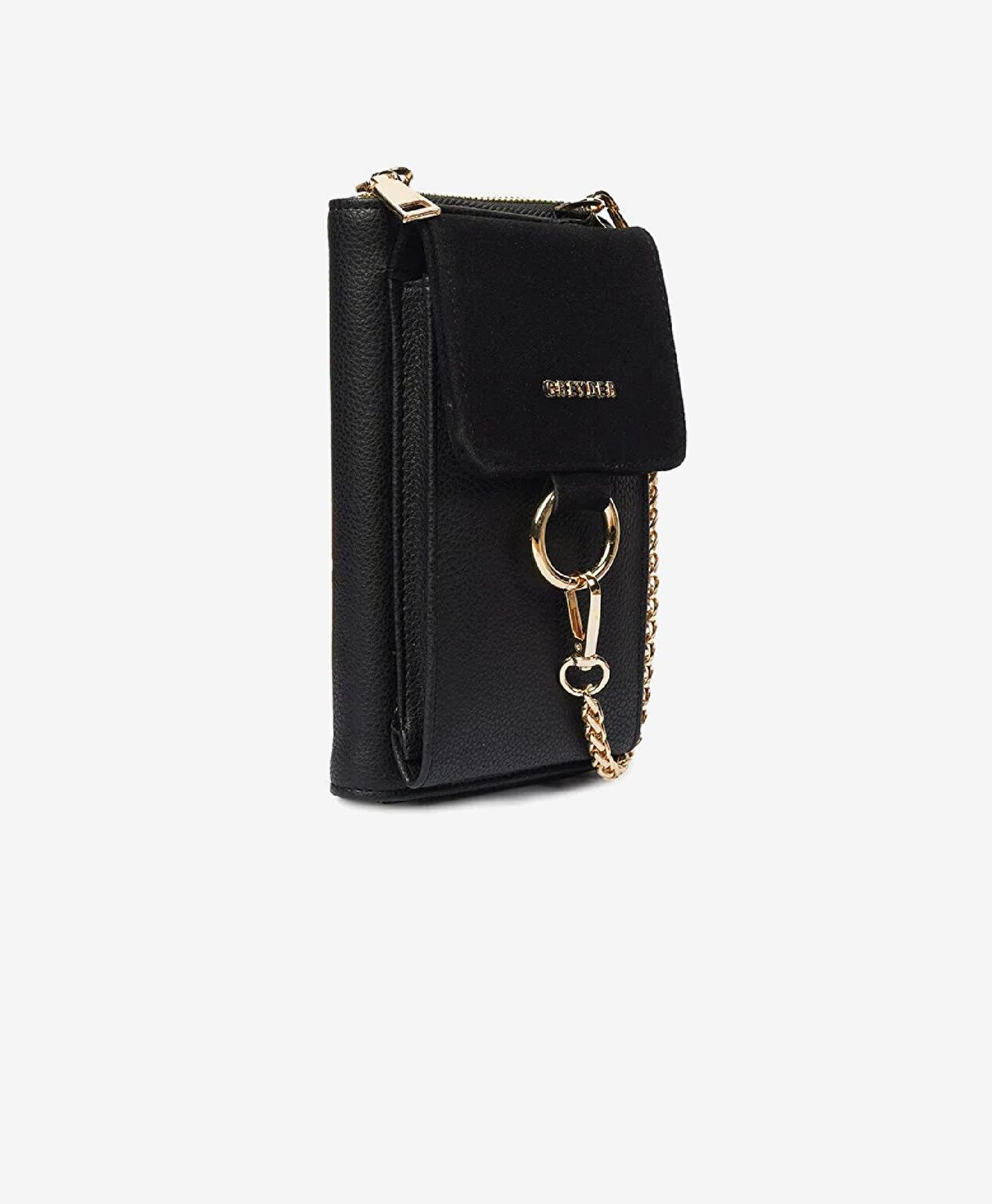 Kadın Siyah Mıknatıslı Çapraz Çanta - 3