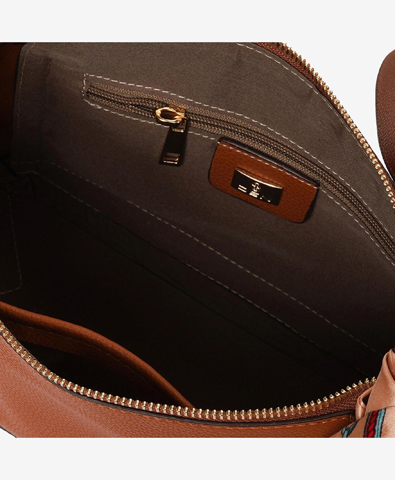 Kadın Taba Tek Bölmeli Omuz Çantası - 5