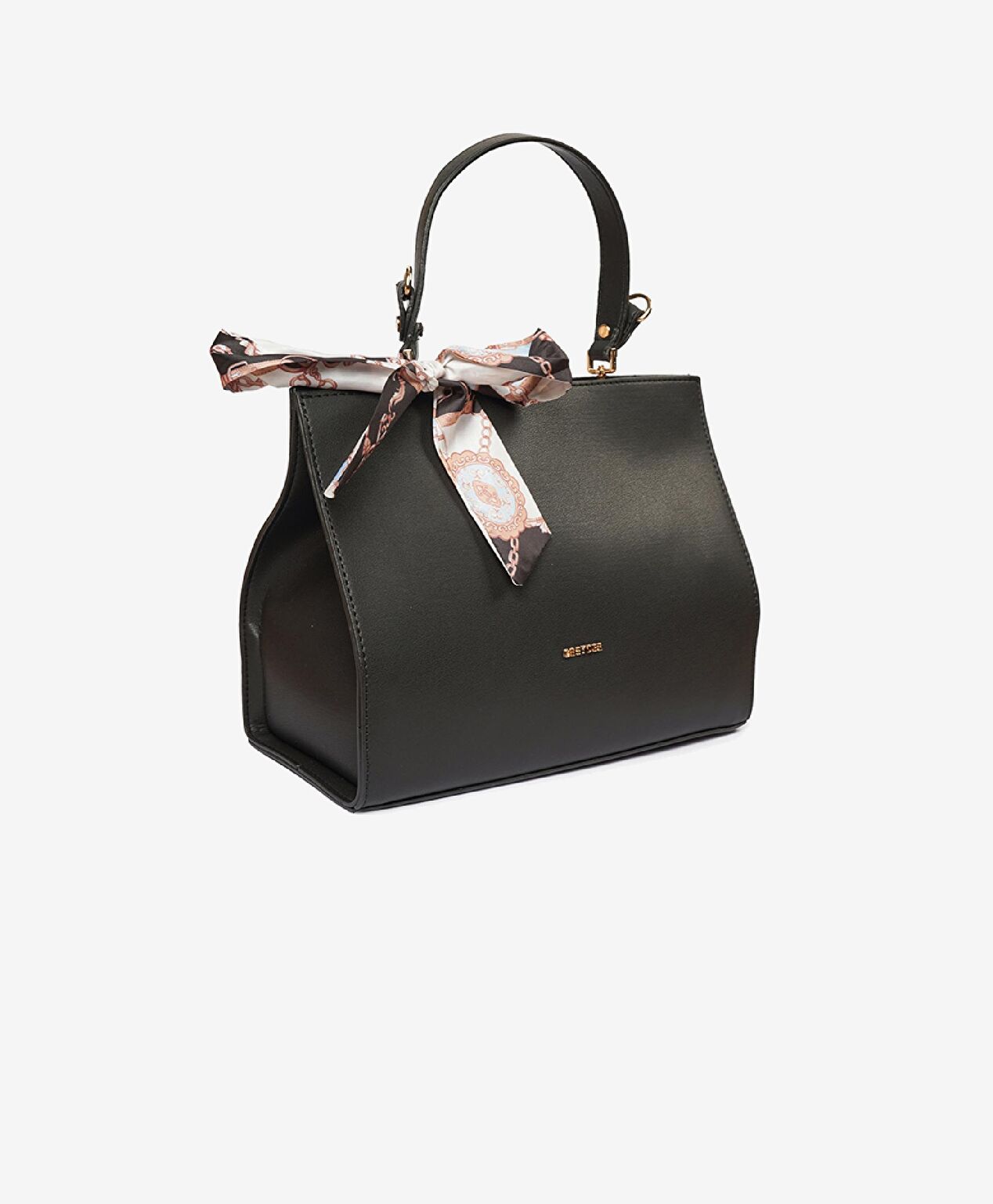 Kadın Siyah Mıknatıslı Kol Çantası - 2