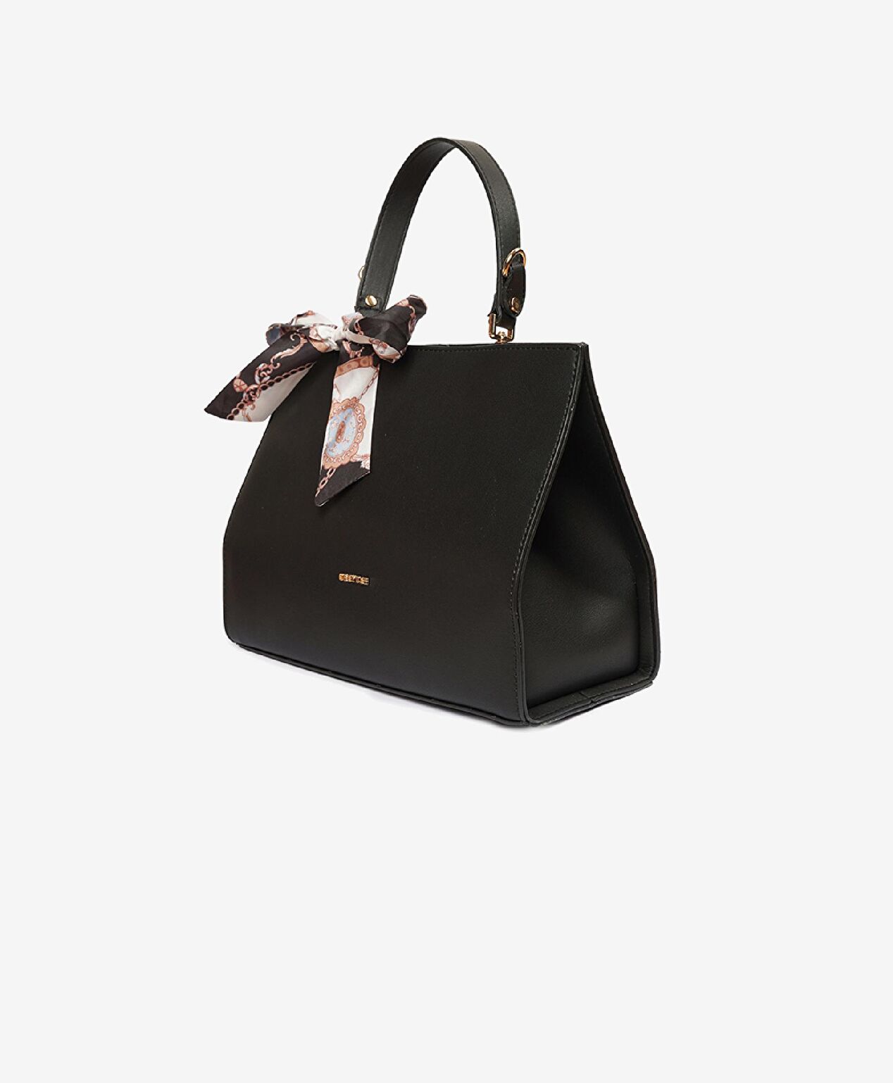 Kadın Siyah Mıknatıslı Kol Çantası - 3