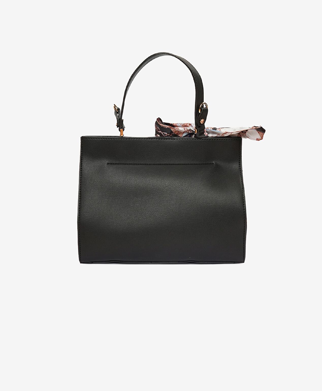 Kadın Siyah Mıknatıslı Kol Çantası - 4