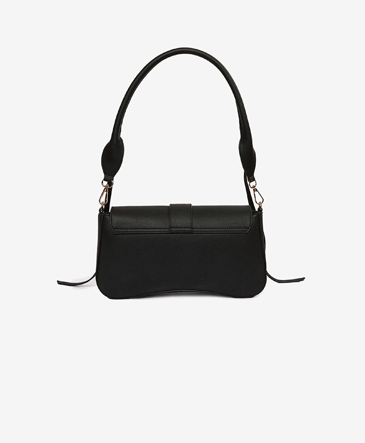 Kadın Siyah Mıknatıslı Omuz Çantası - 6