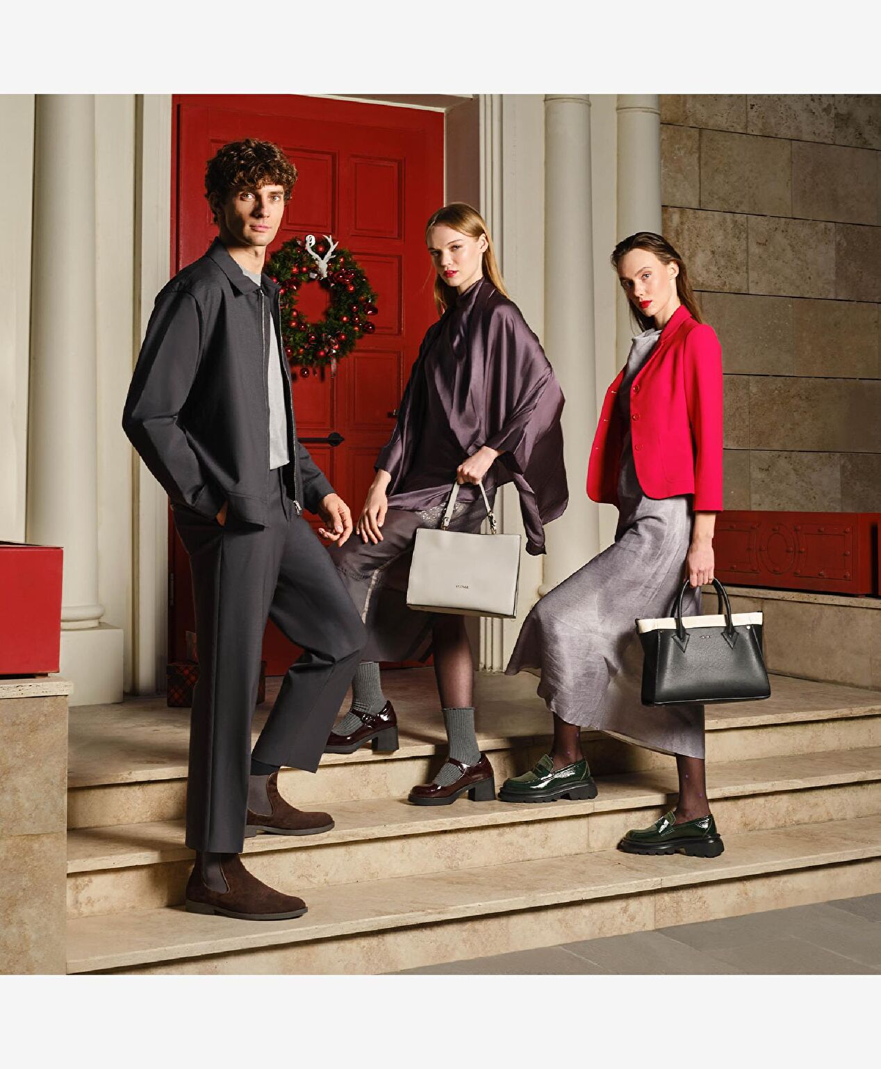 Kadın Siyah Tek Bölmeli Kol Çantası - 2